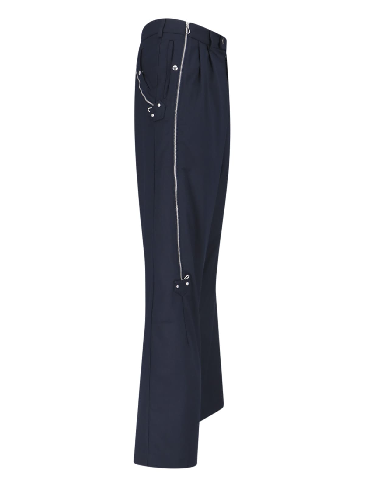 Shop Kiko Kostadinov Knox Pants In Blue