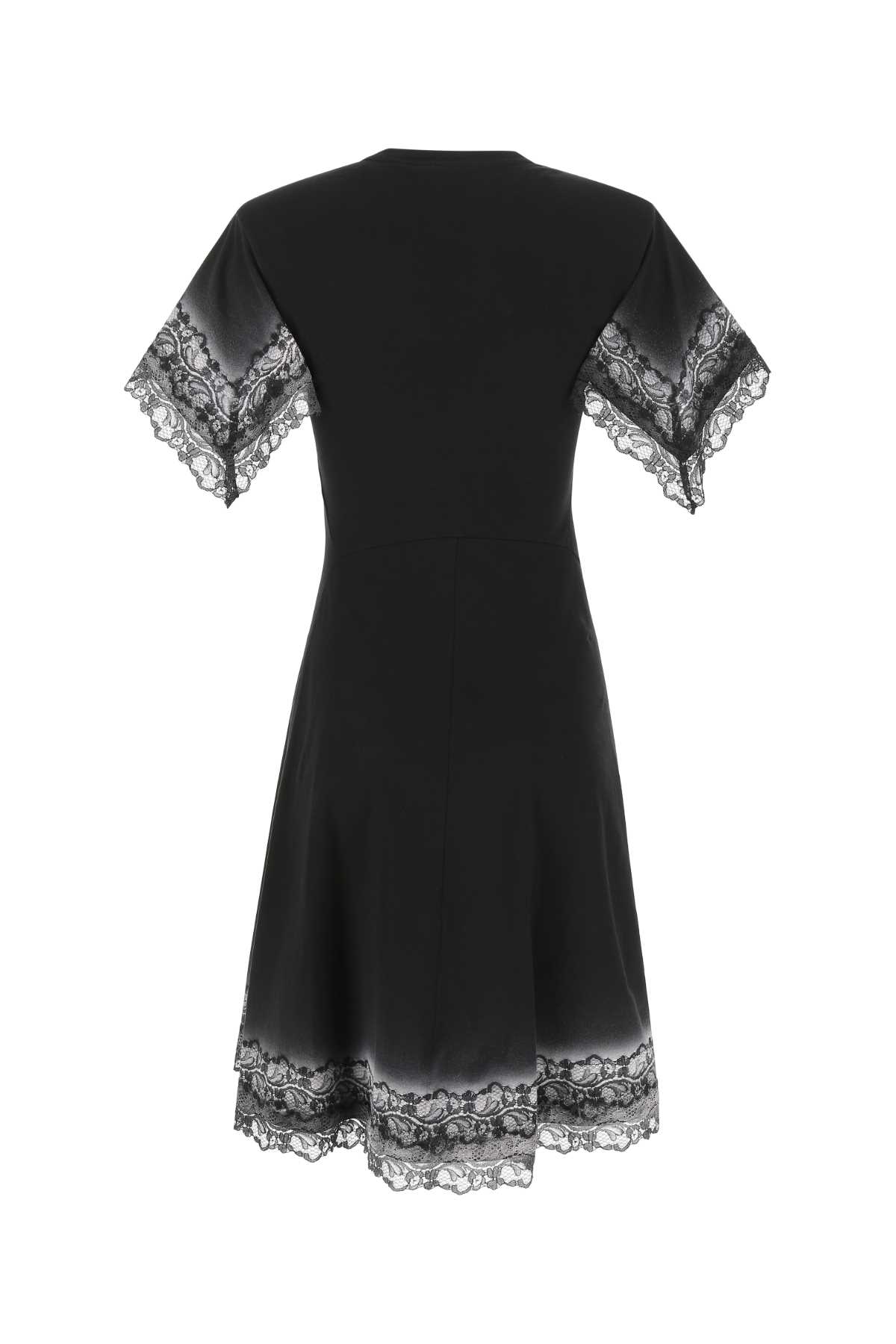 Shop Koché Black Cotton Dress In 900