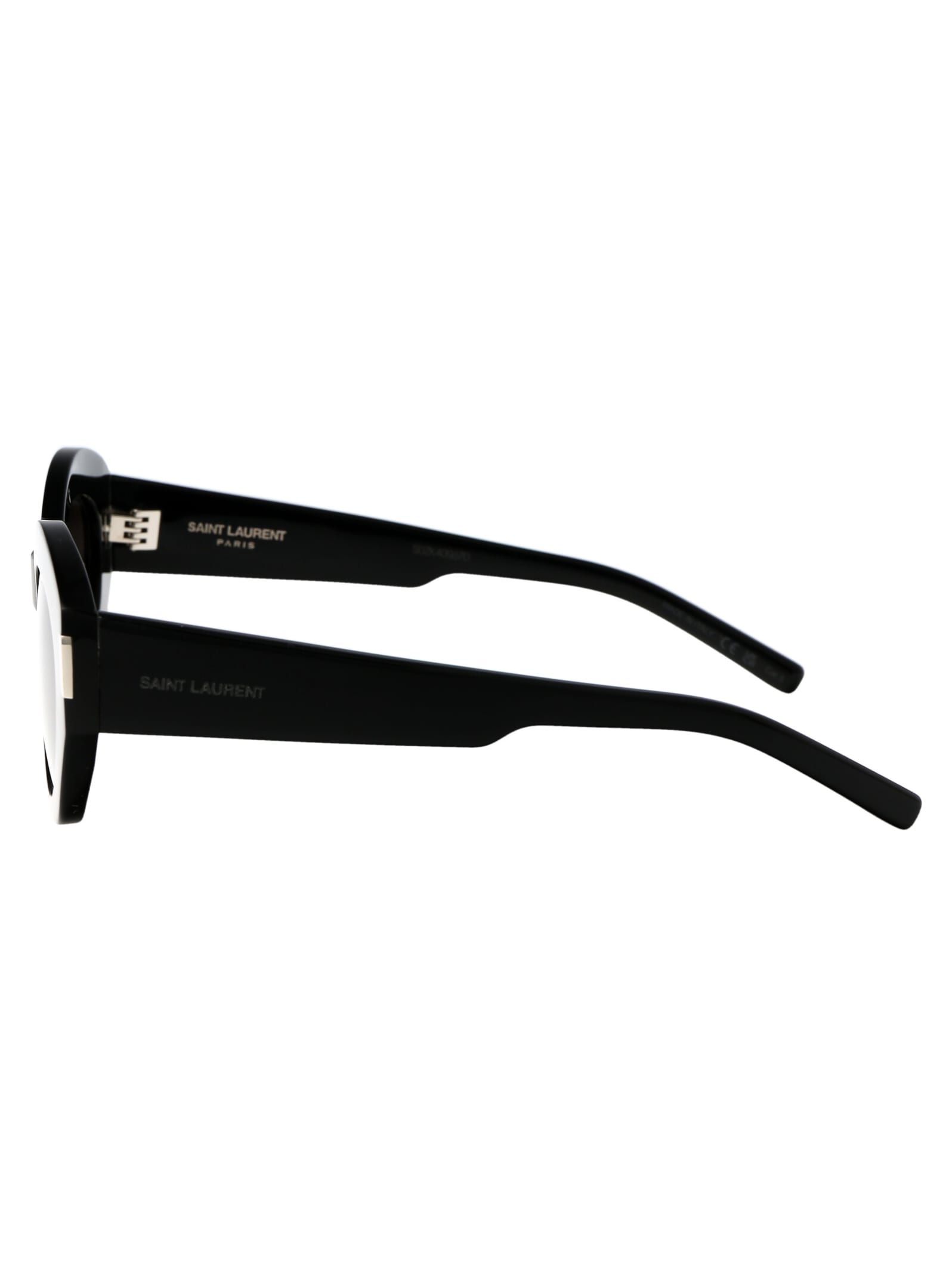 Shop Saint Laurent Sl 639 Sunglasses In 001 Black Black Black