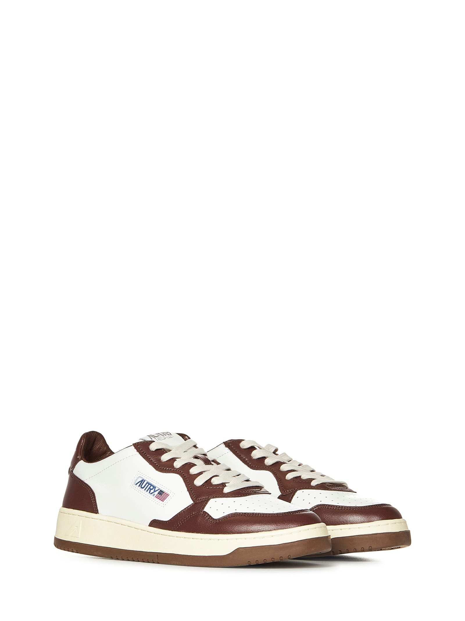 Shop Autry Medalist Low Sneakers In White