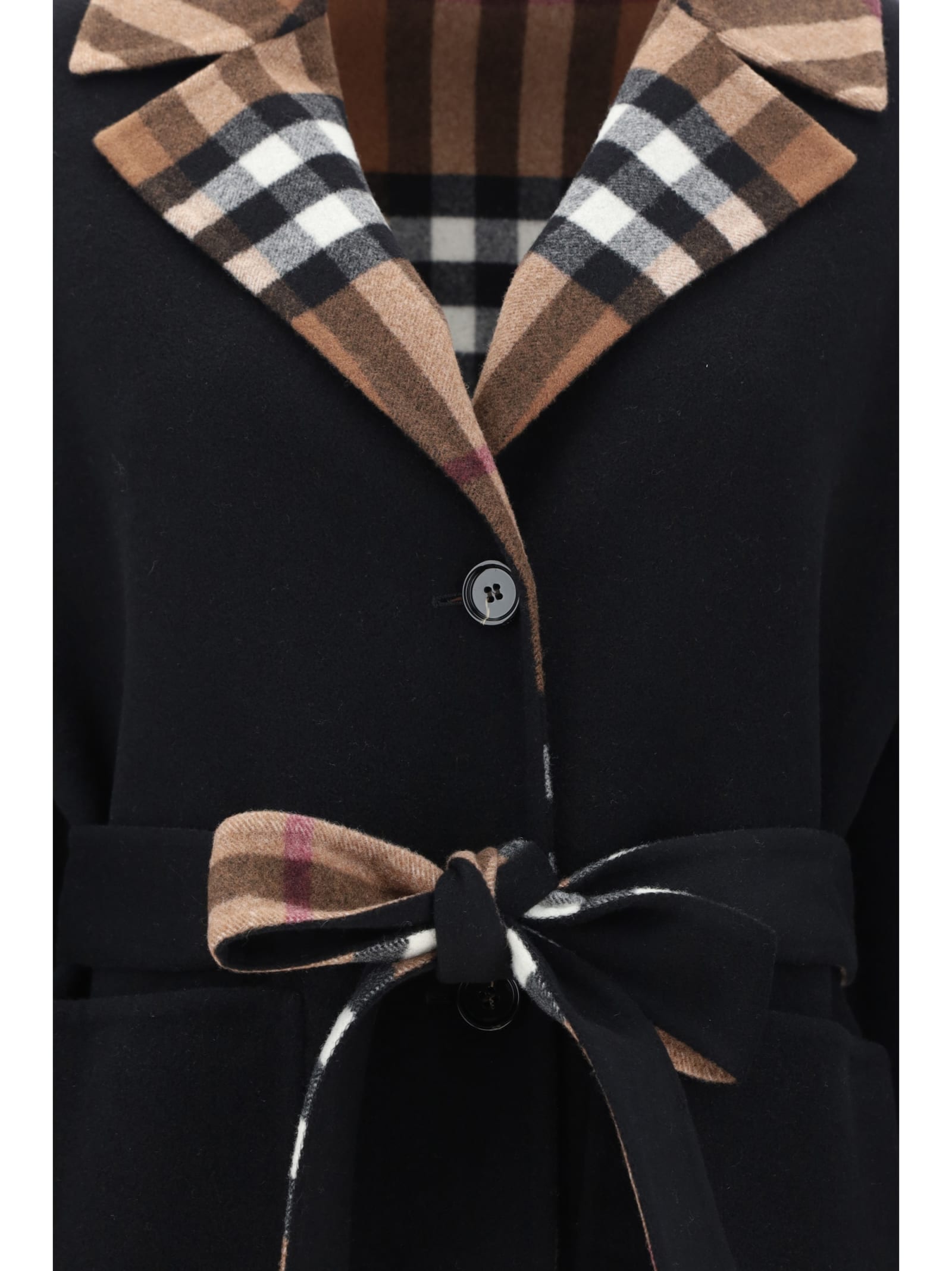 Burberry Reversible Belted-waist Coat