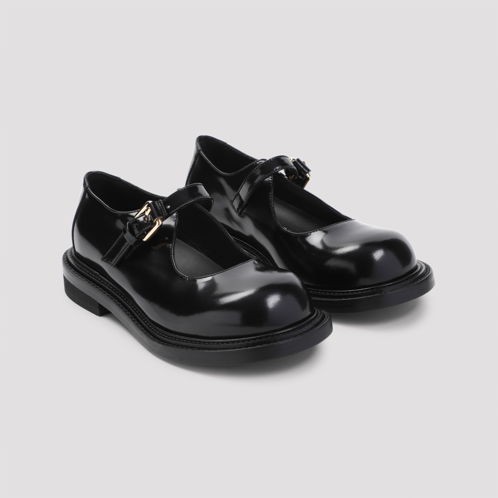 Shop Moschino Loafer In Nero