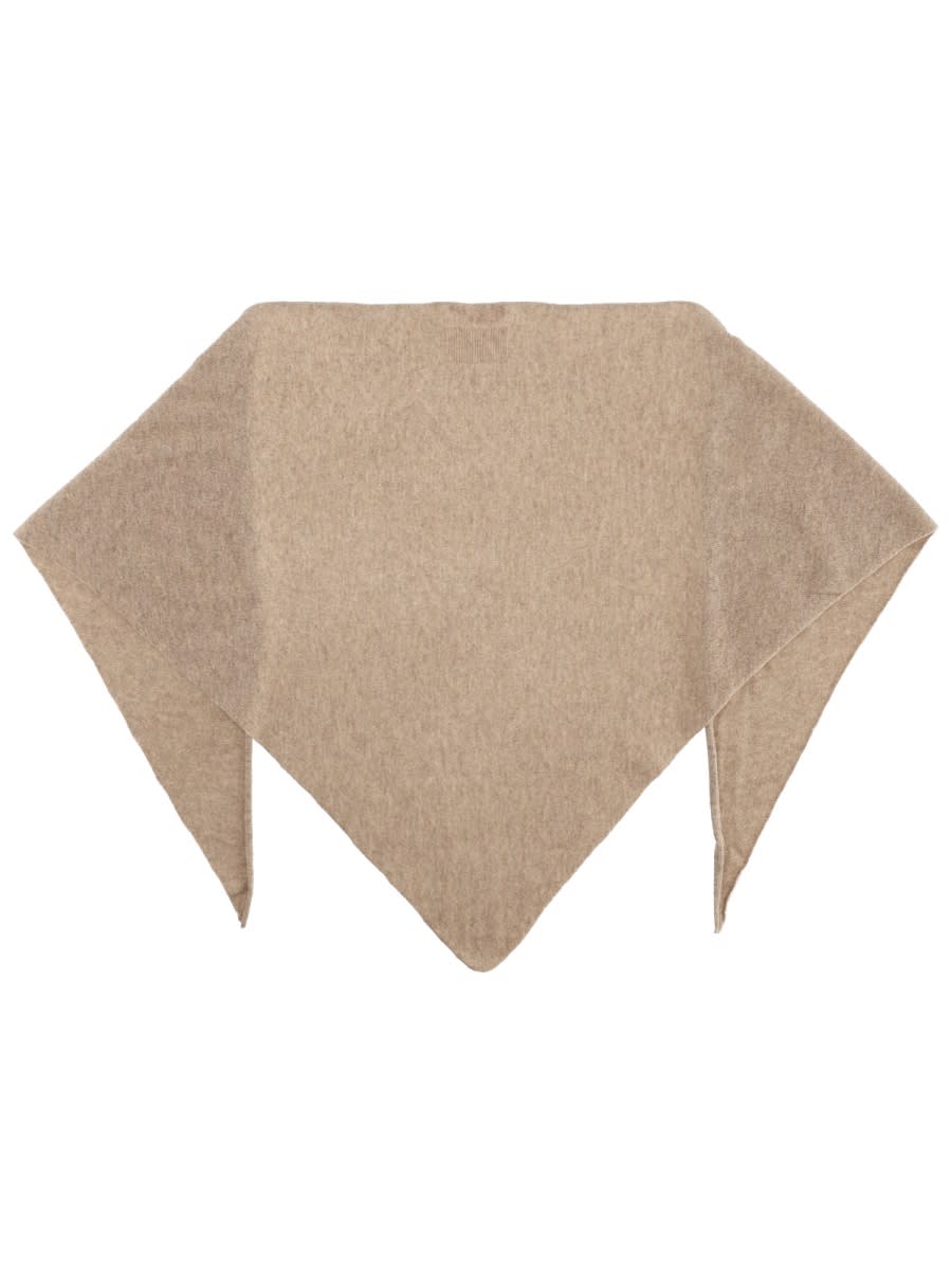 Guest In Residence Triangle Scarf In Brown