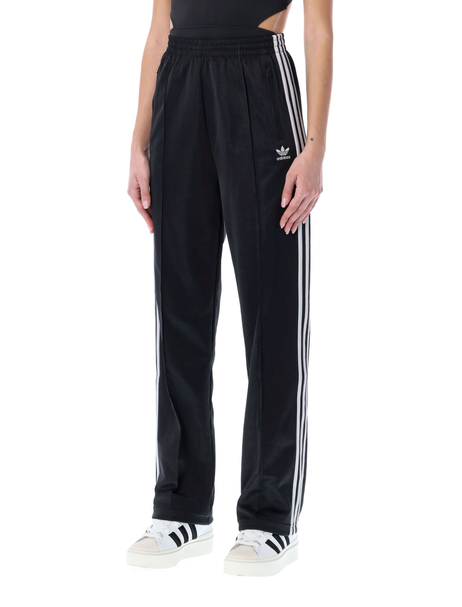 adicolor classics high shine straight leg track pants