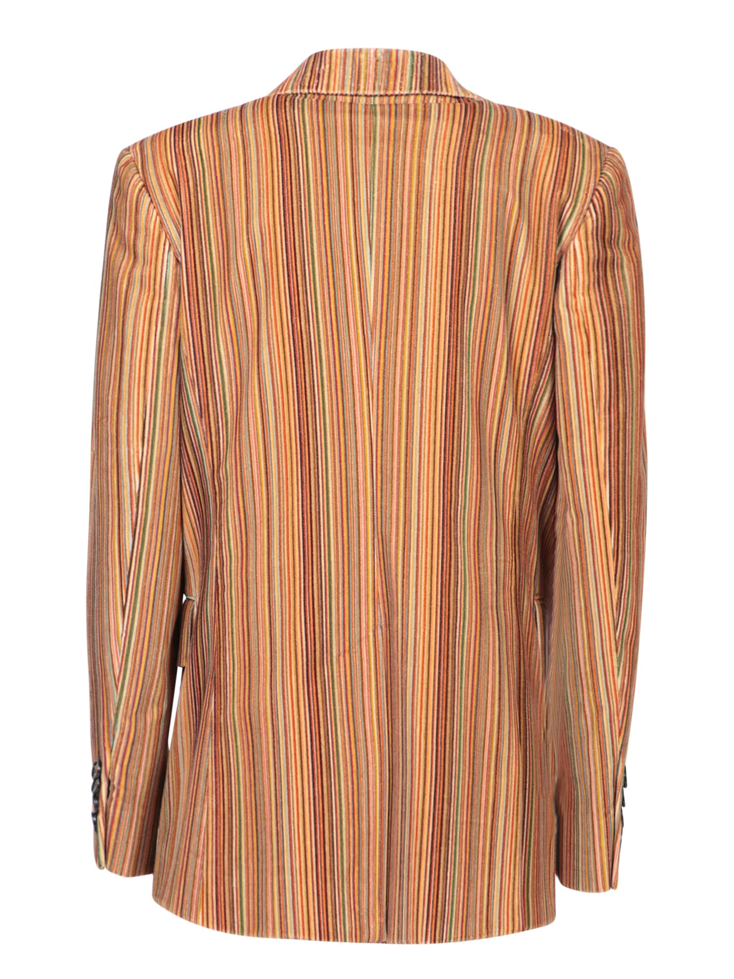 Shop Paul Smith Stripes Multicolor Jacket