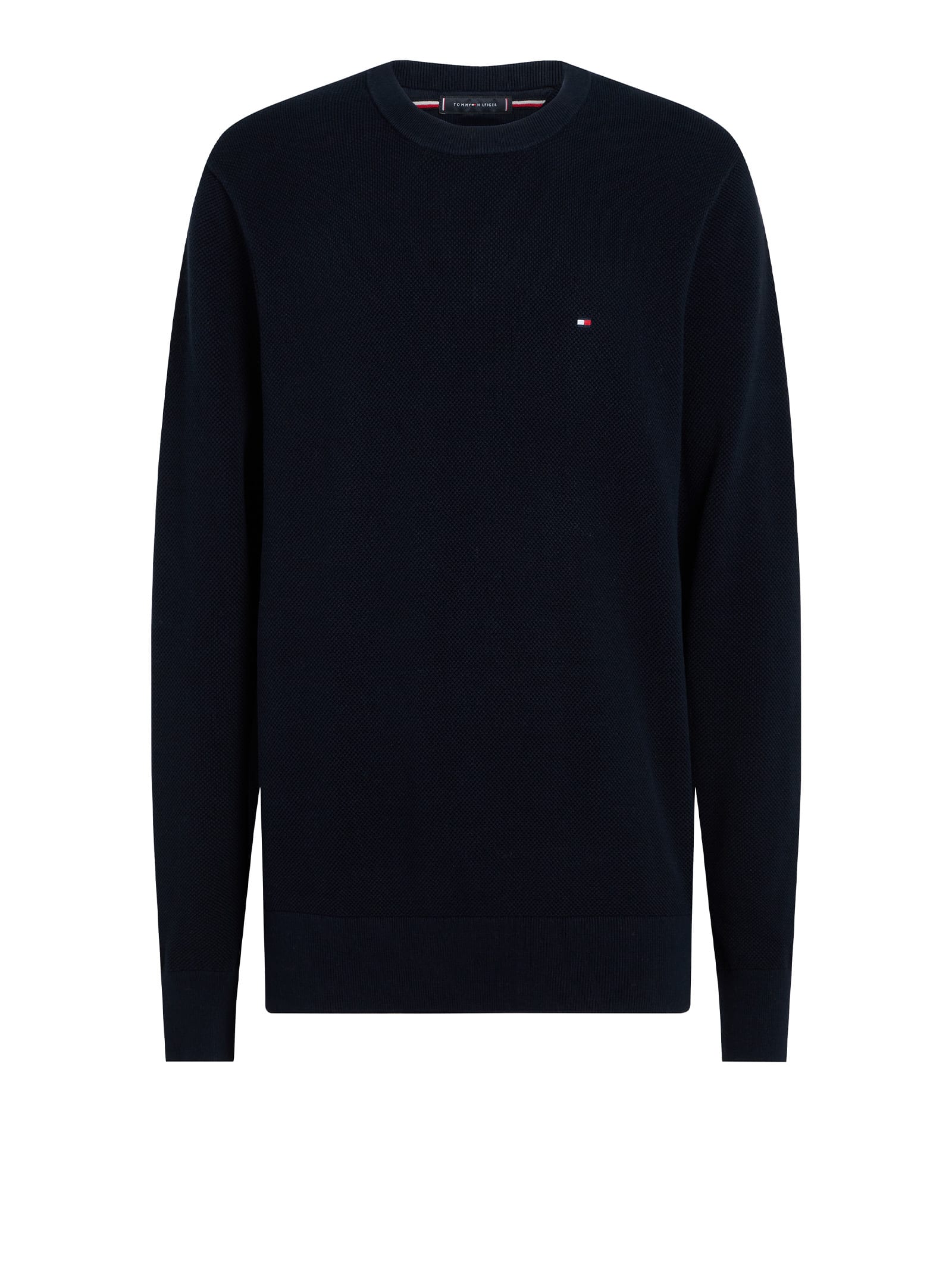 Tommy Hilfiger Regenerative Cotton Cozy Sweater In Blue