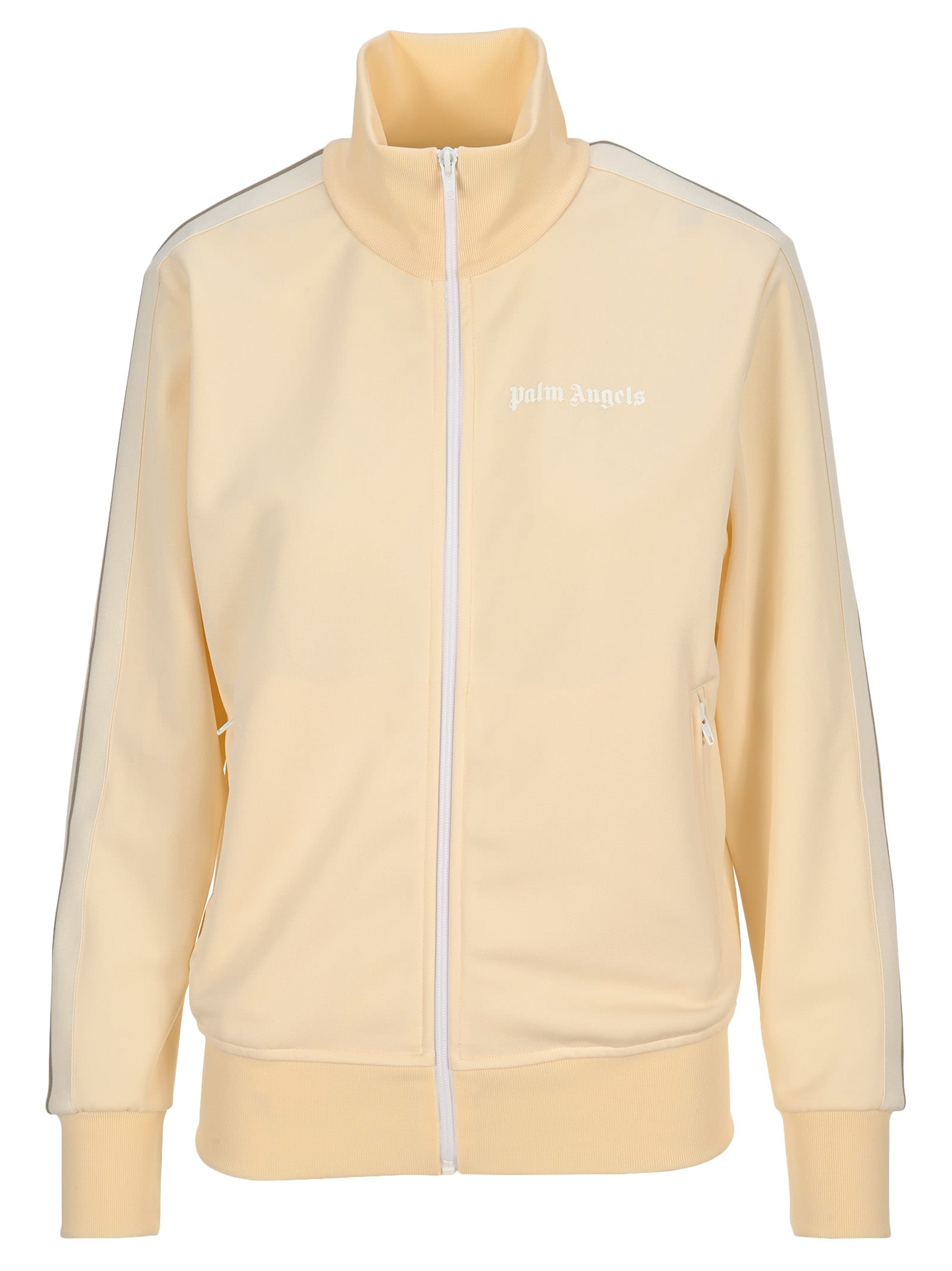 Palm Angels Track Jacket In Cream | ModeSens