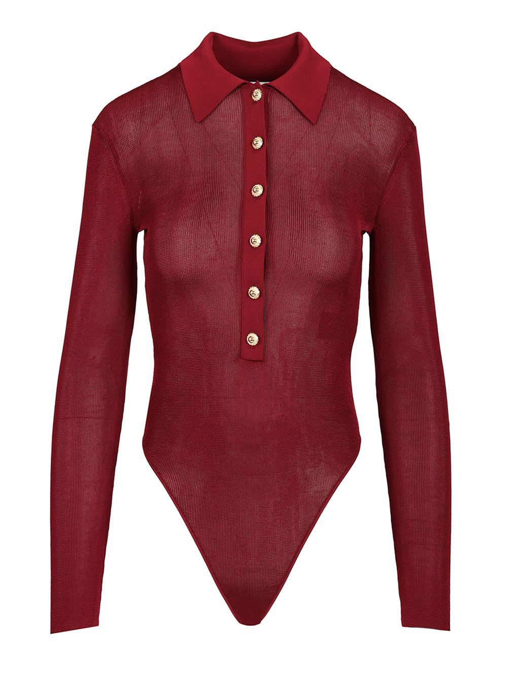 self-portrait Viscose Knitted Bodysuit