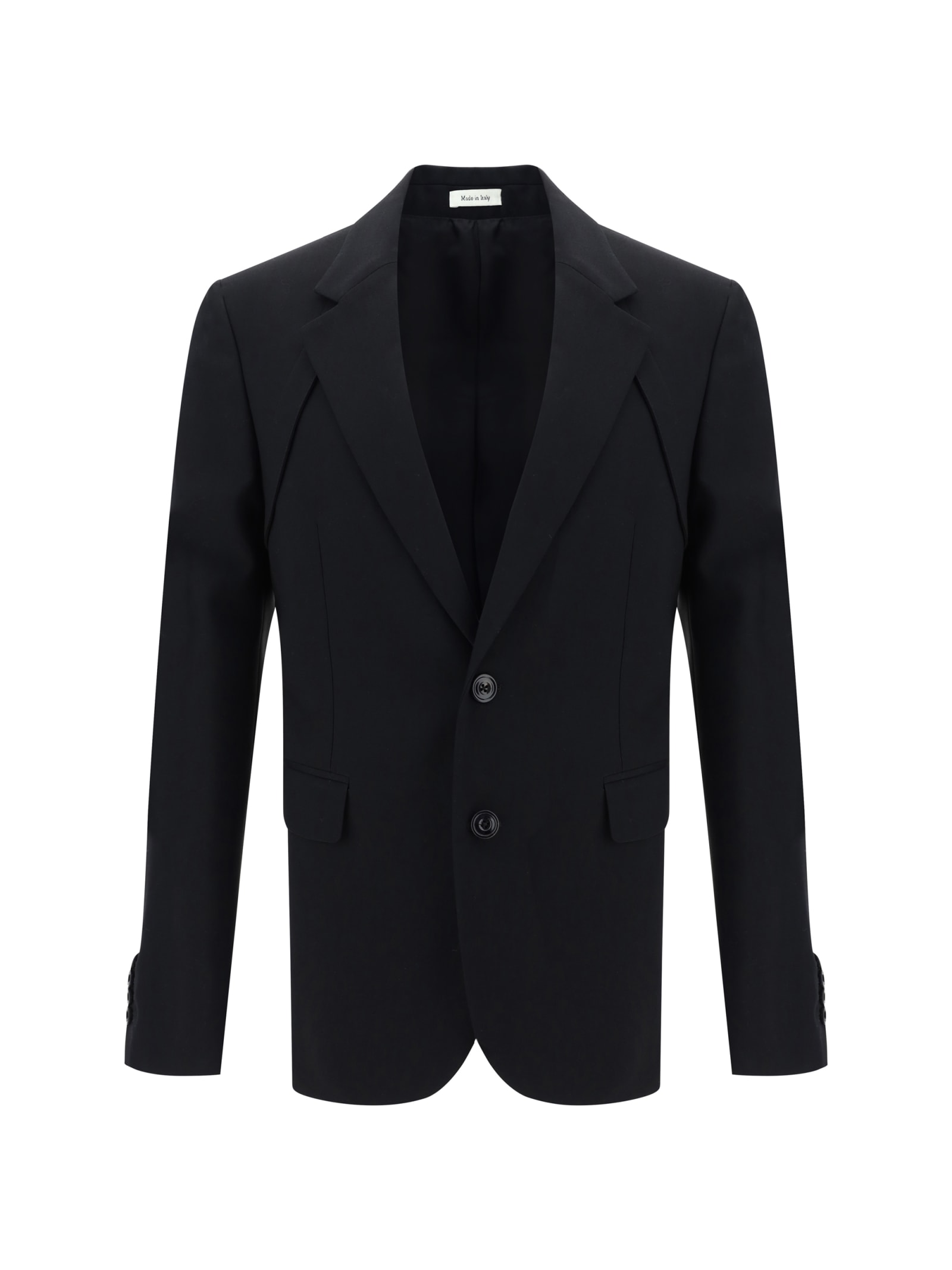 Shop Alexander Mcqueen Blazer Jacket In Black