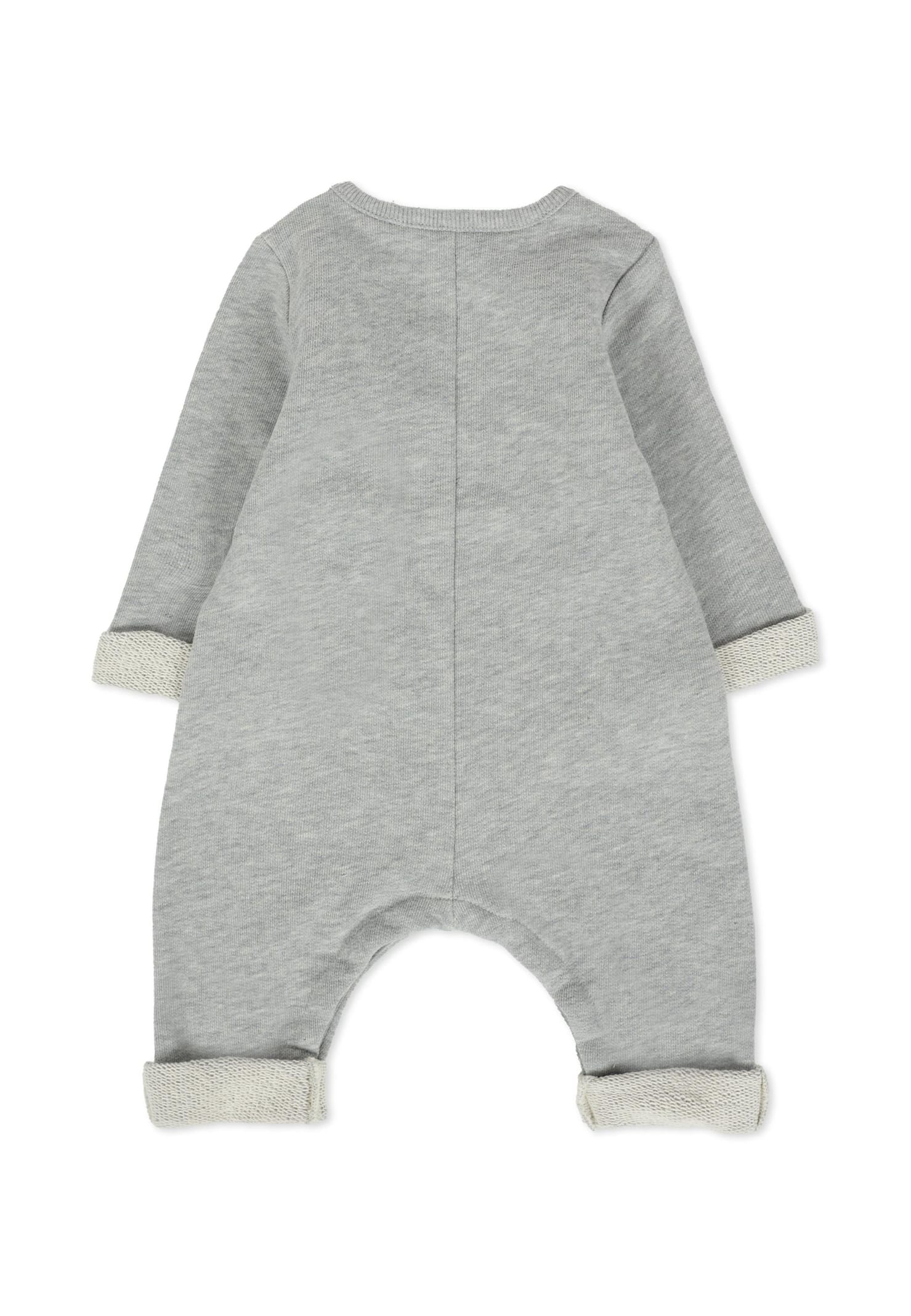 Gucci Grey Set For Babykids With Dog In Gray