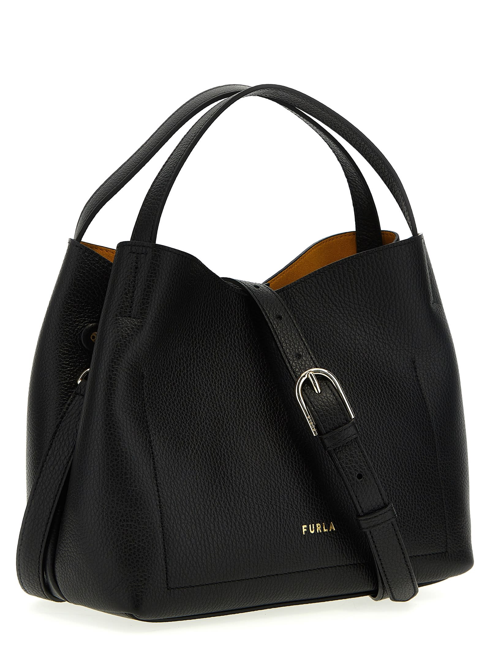 Shop Furla Primula S Handbag In Nero