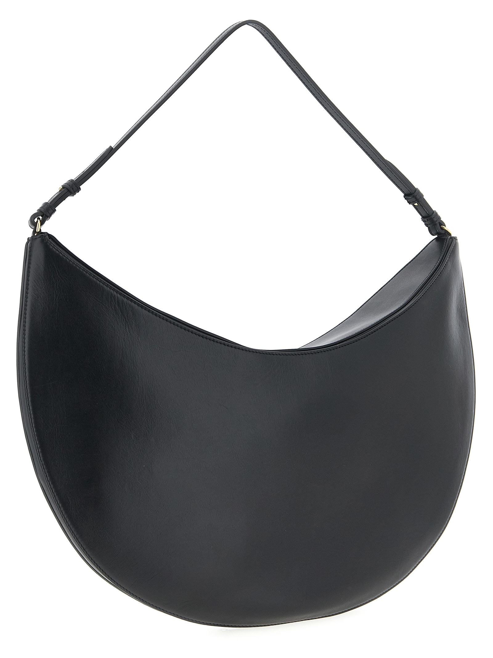 Jacquemus Le Petit Calisso Rond Embellished Leather Clutch In Black