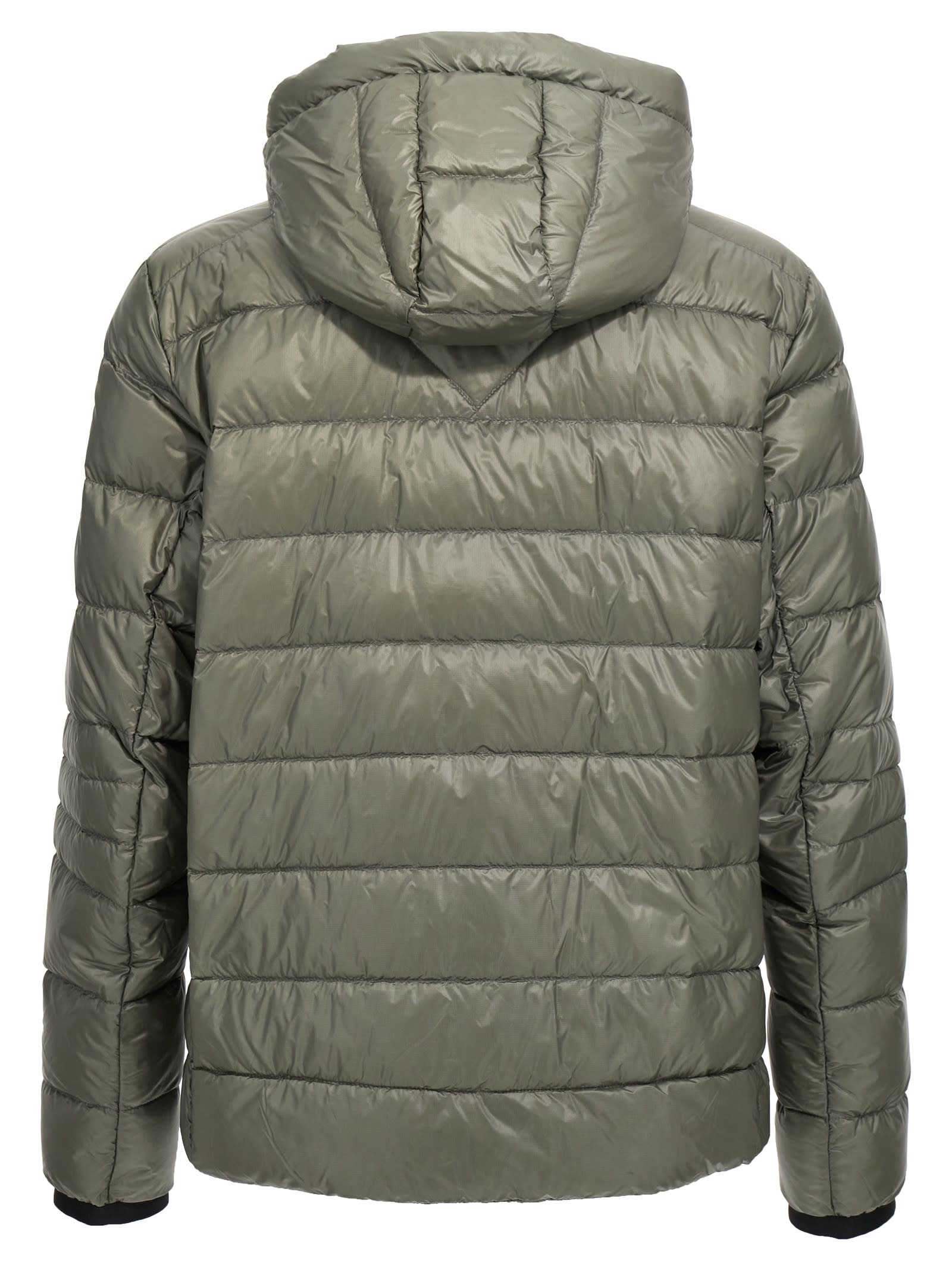 Shop Canada Goose Crofton Down Jacket In Green