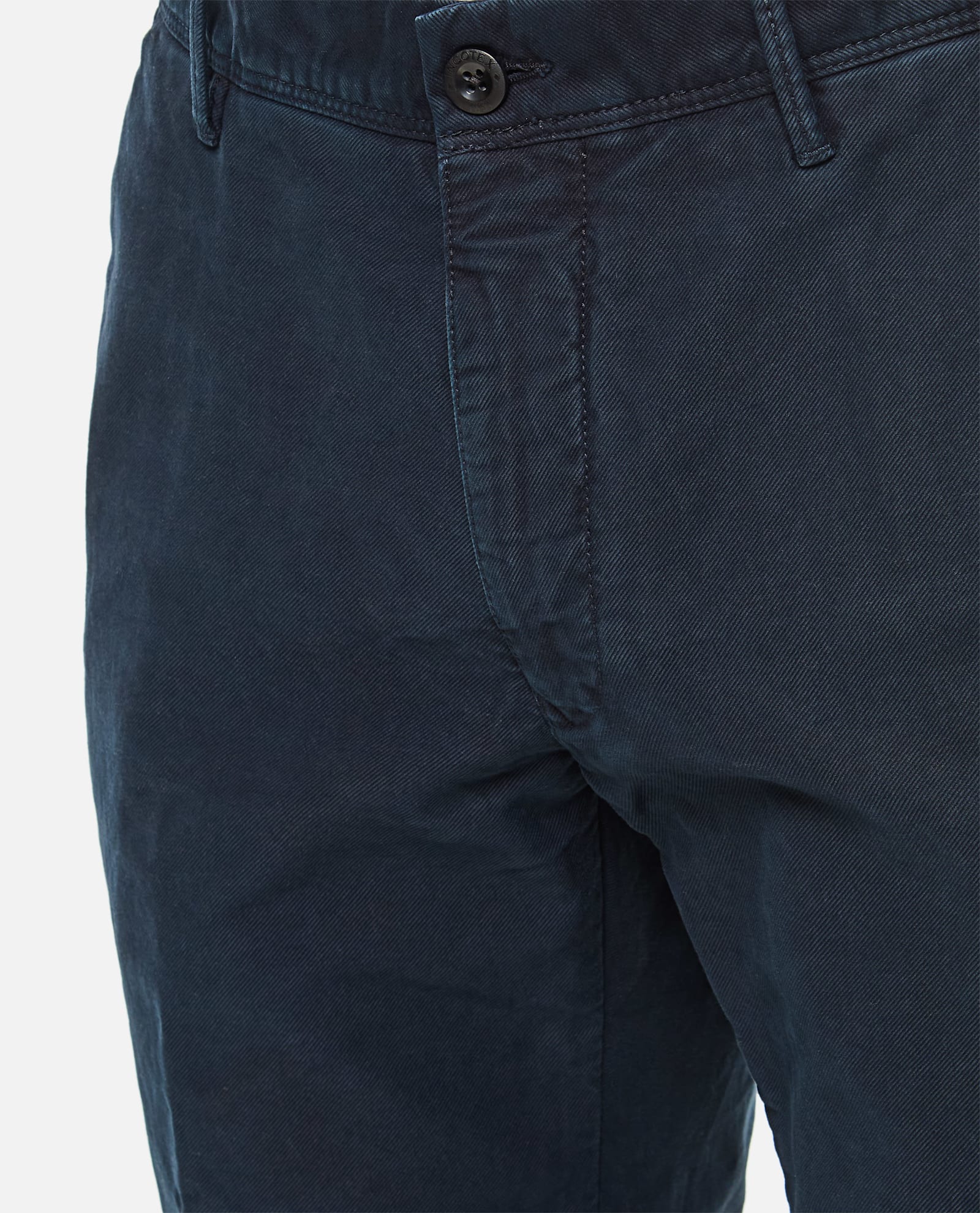 Incotex Straight Trousers With Belt Loops And Pockets In Ner+bianco Nero Grig
