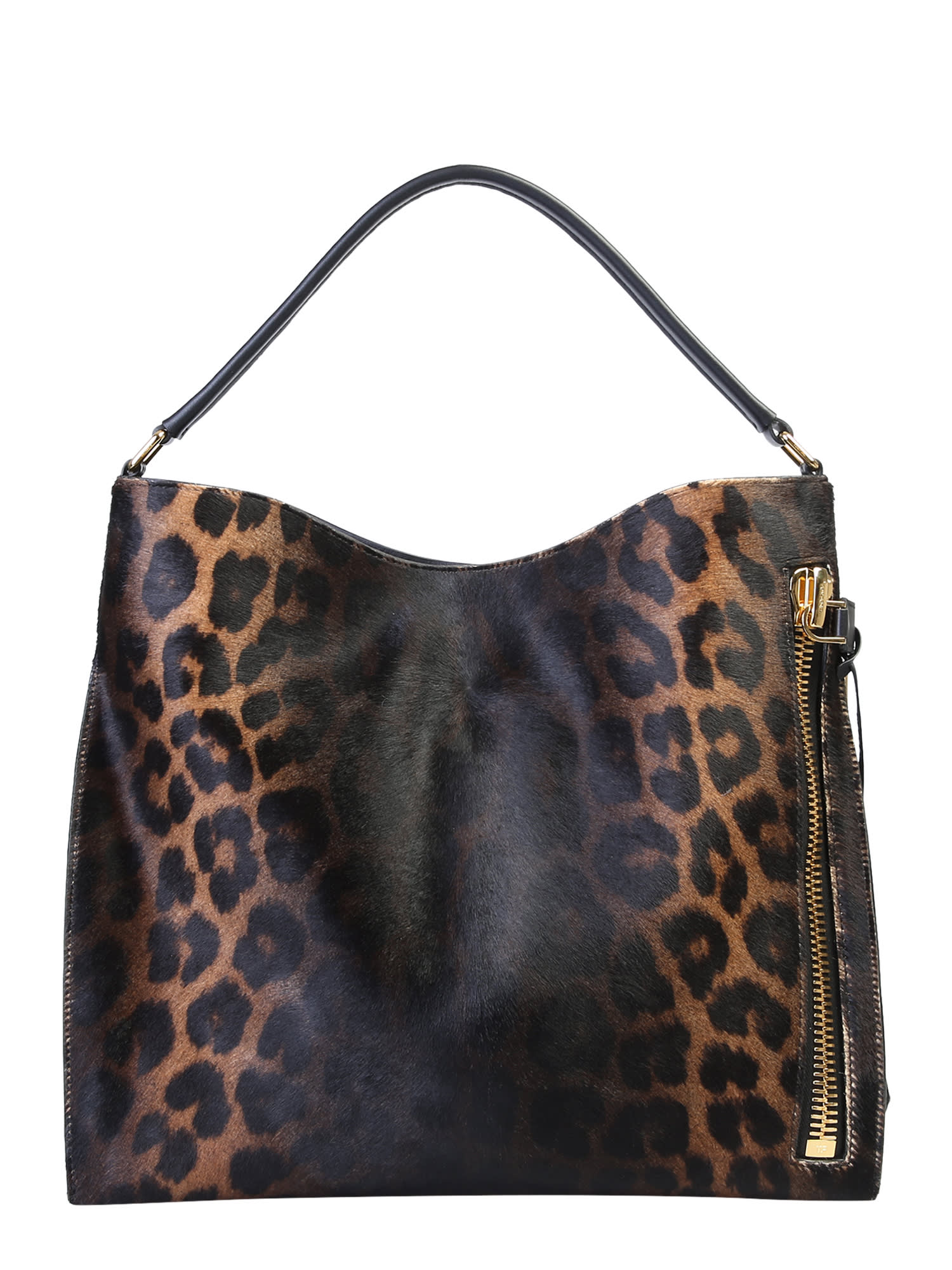 Tom Ford Alix Leopard Print Bag In Black | ModeSens