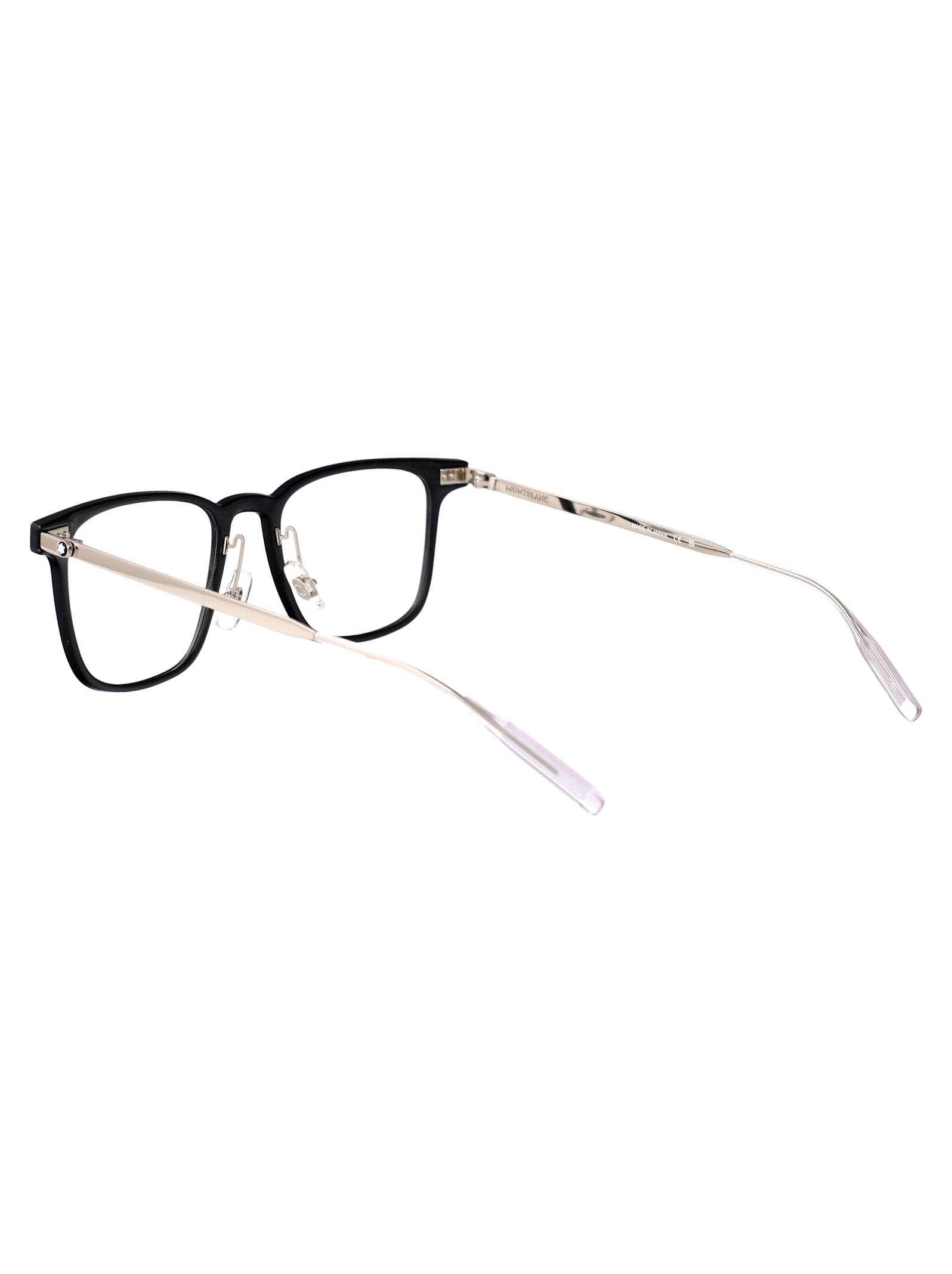 Montblanc Black-silver-transparent Injection Glasses In Multi