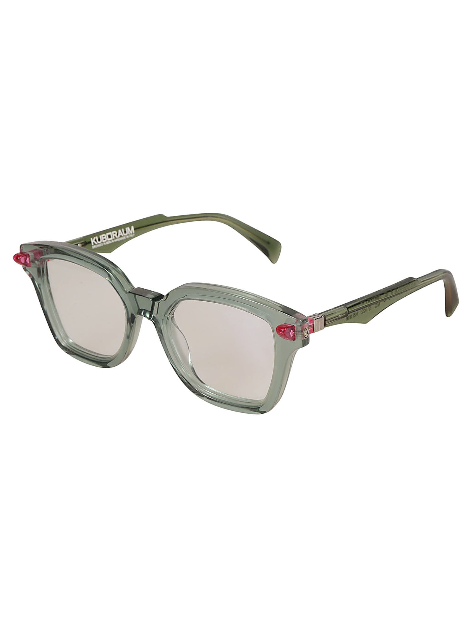 Shop Kuboraum Q3 Sunglasses Sunglasses In Crystal
