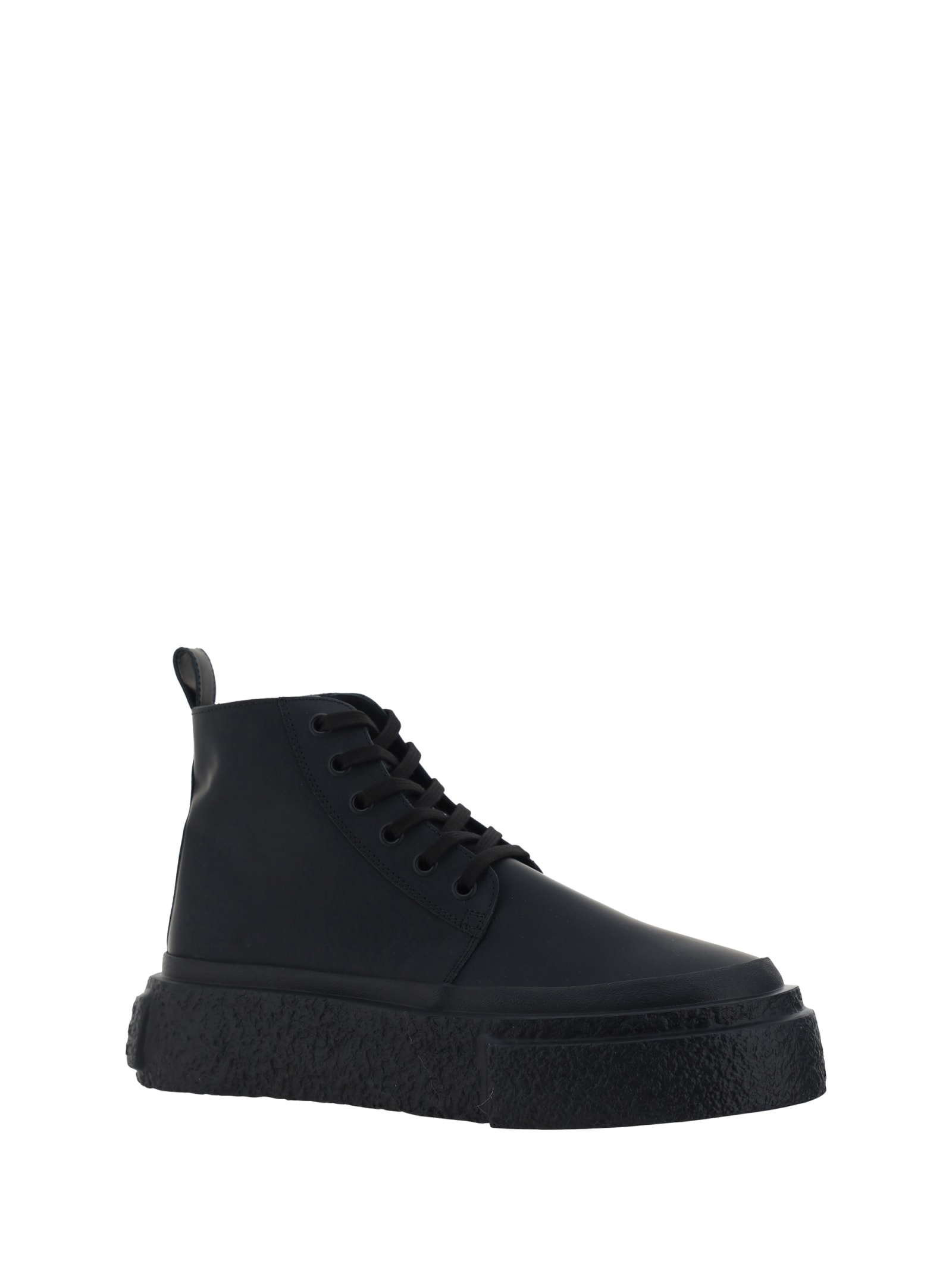 Shop Mm6 Maison Margiela High-top Sneakers In Black