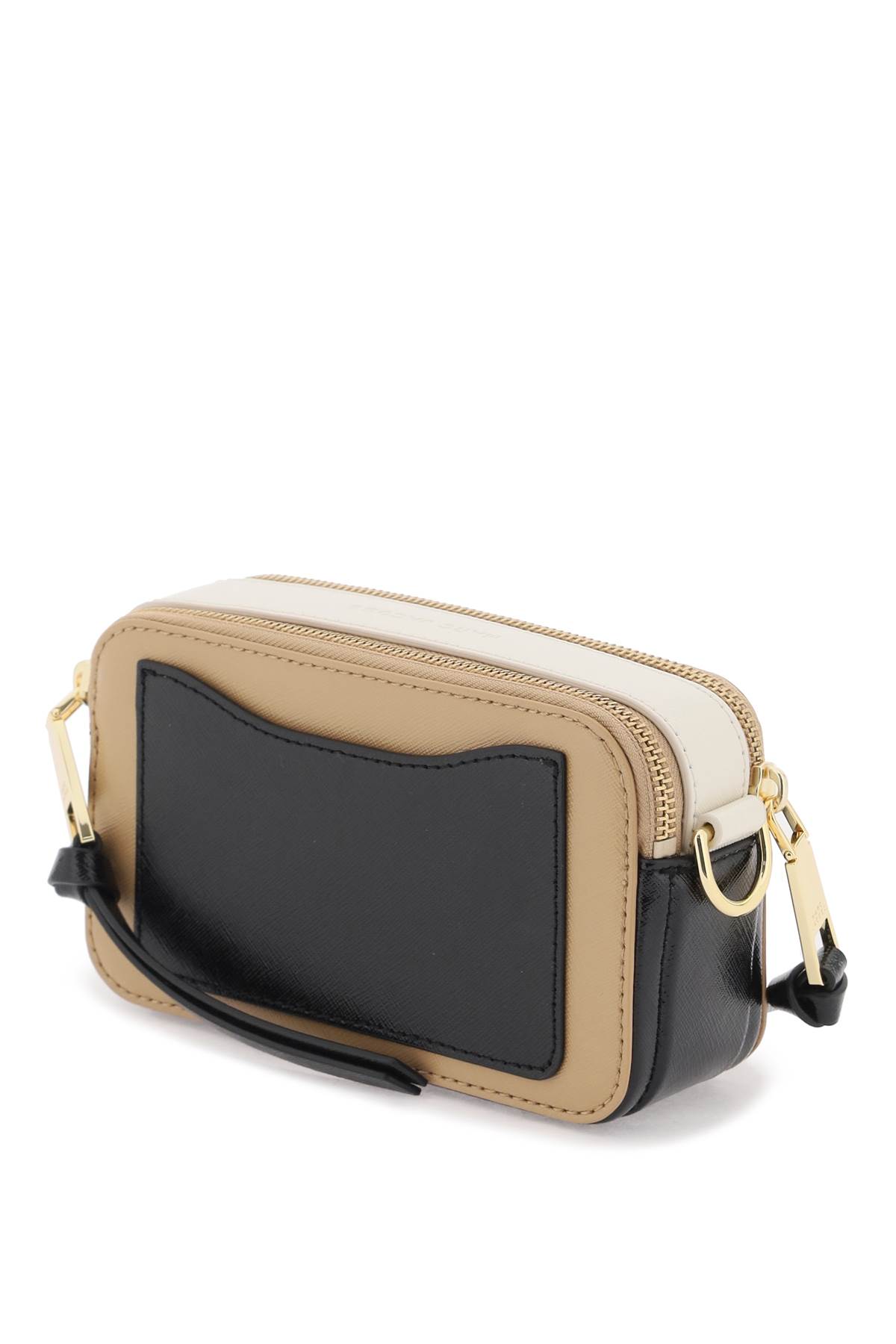 Shop Marc Jacobs The Snapshot Camera Bag In Camel Multi (white)