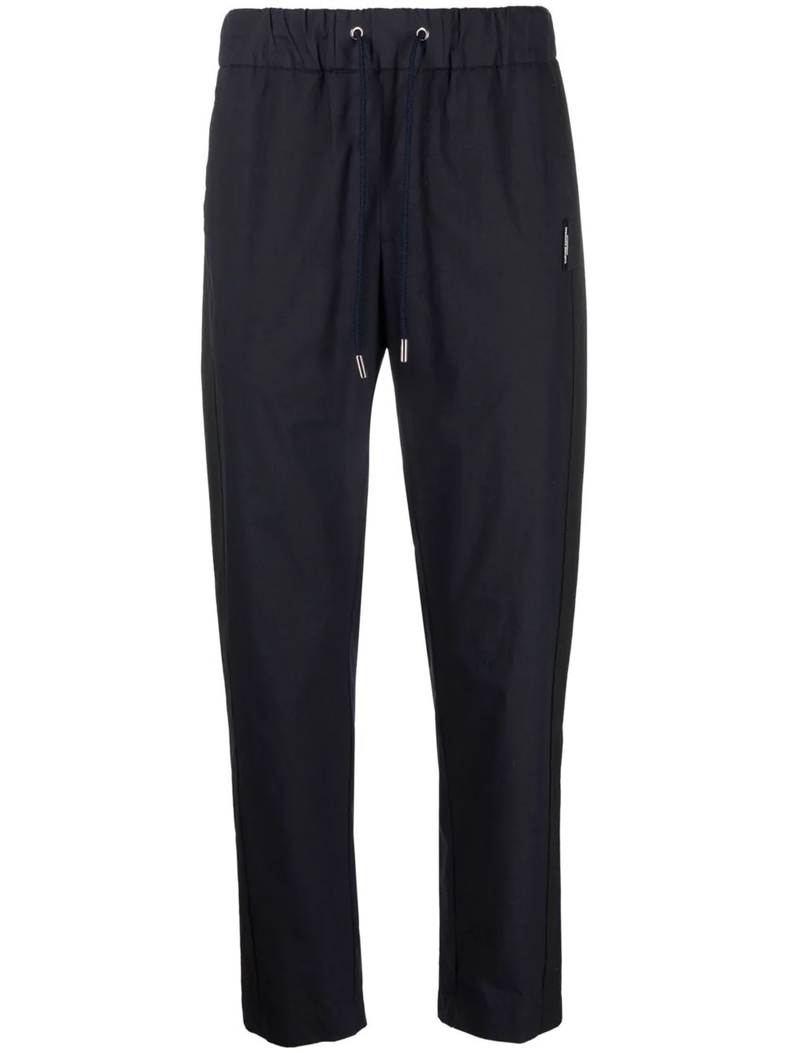 Costume National Blue Cotton Trousers
