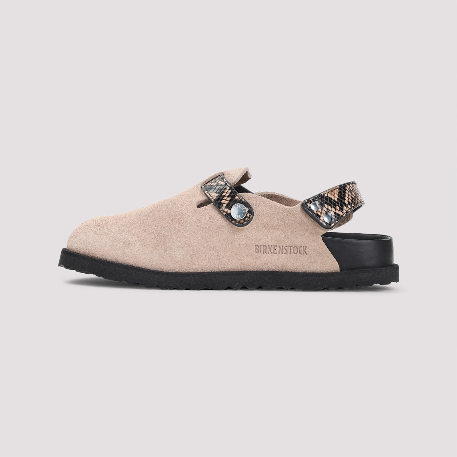 Shop Birkenstock Tokyo Mule In Naturalsnakebrown