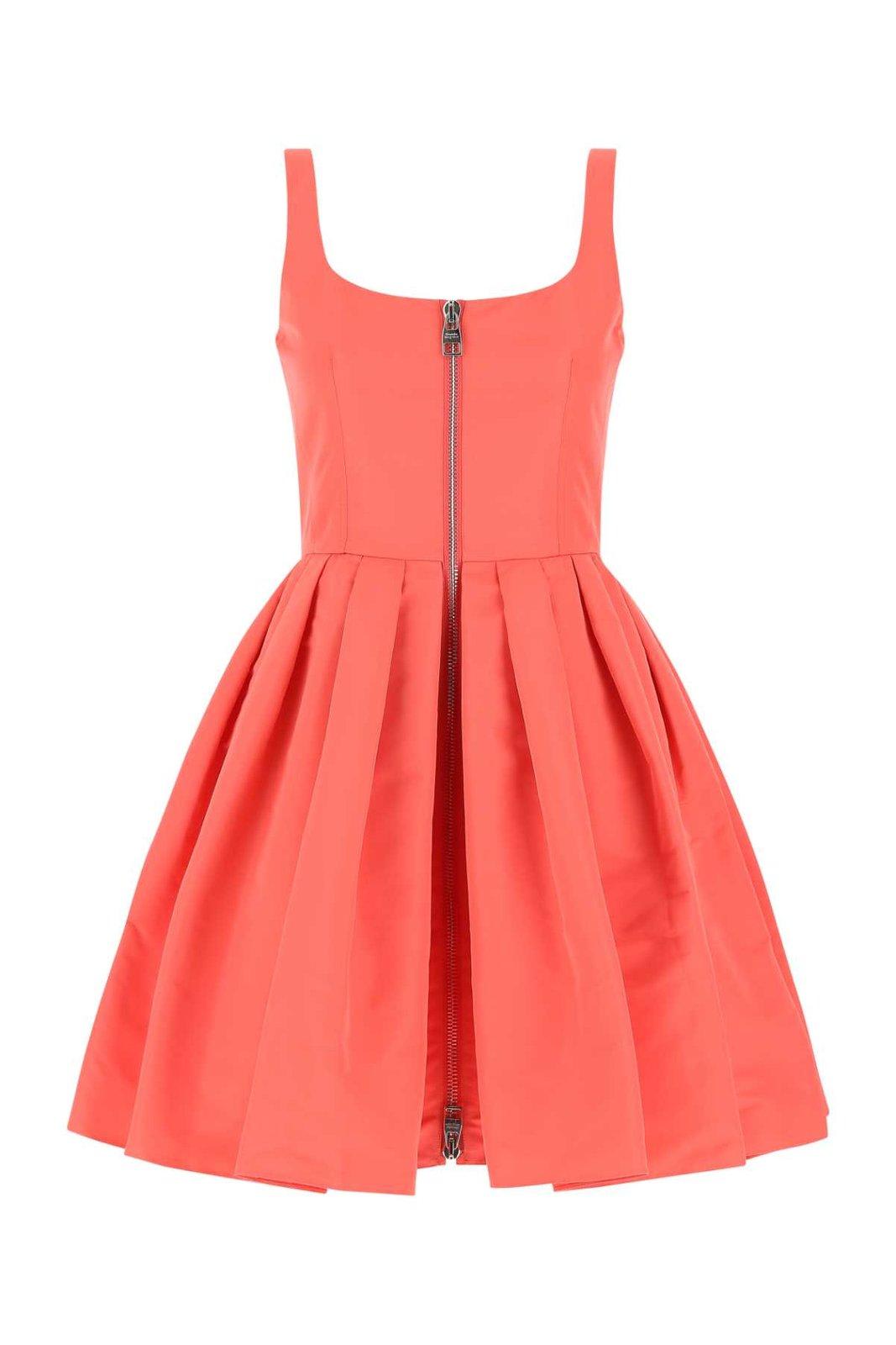 Alexander McQueen Zipped Mini Dress