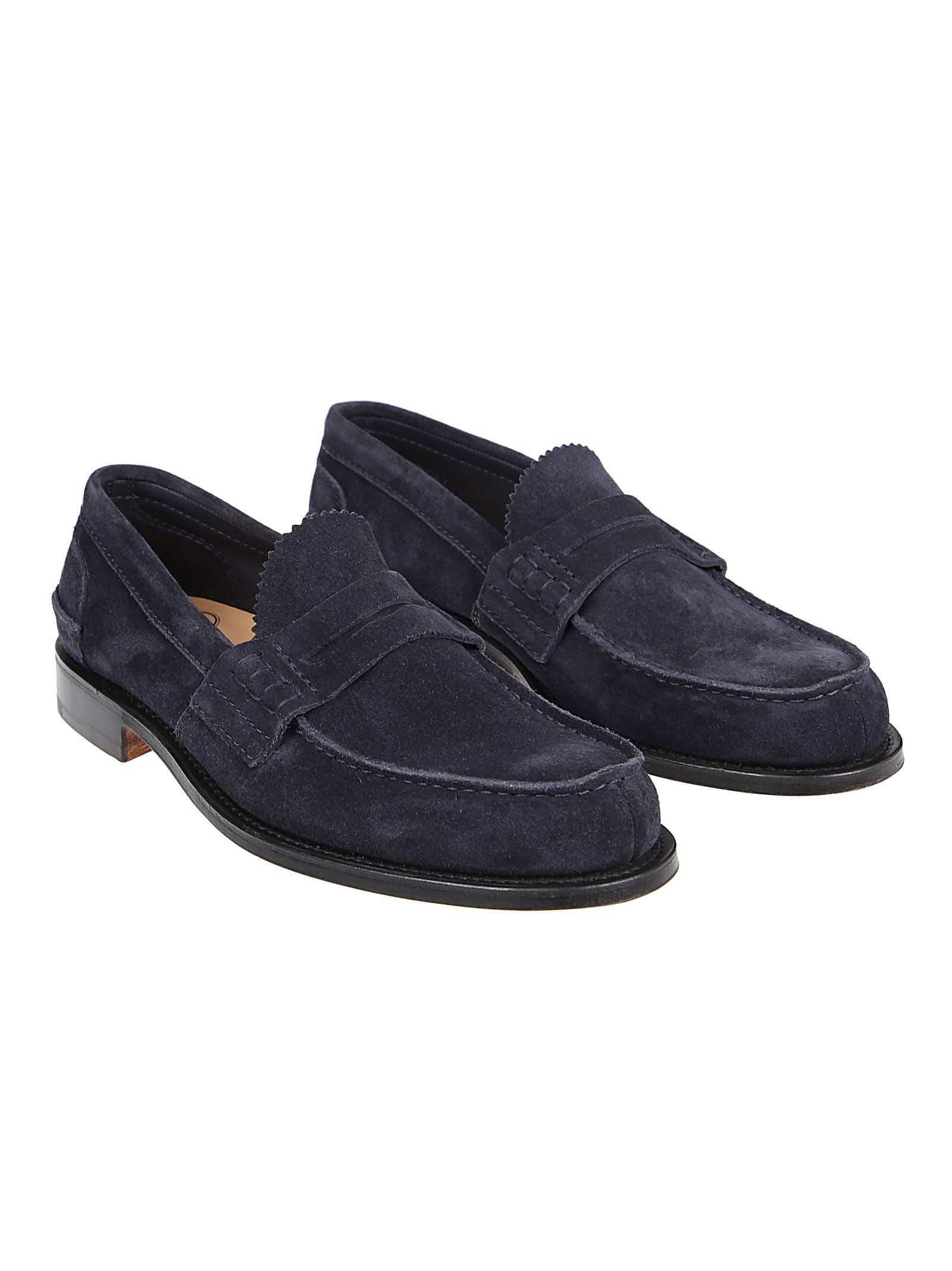 Shop Church's Pembrey Loafers In Abm Navy