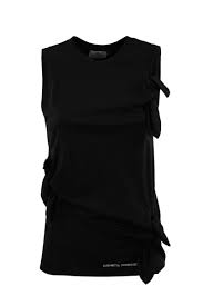 Bow-detailed Jersey Tank Top Elisabetta Franchi