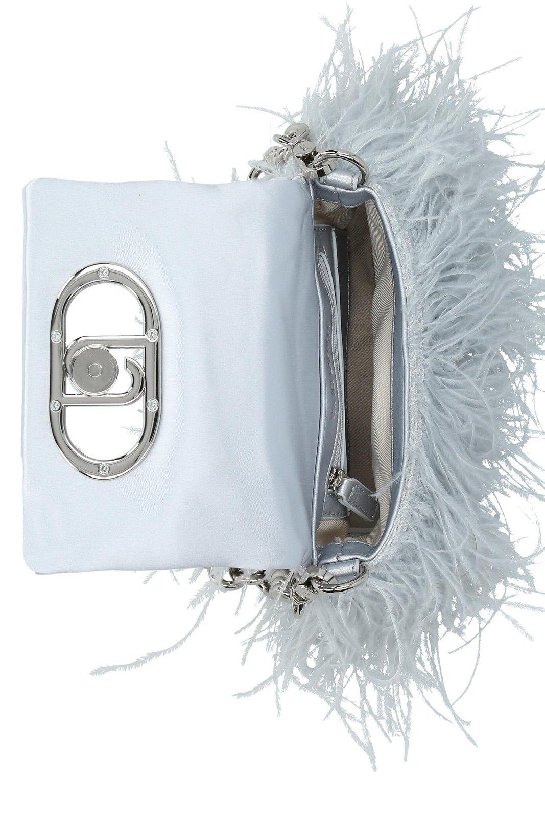 Liu •jo Feather Detailed Small Lapuffy Bag