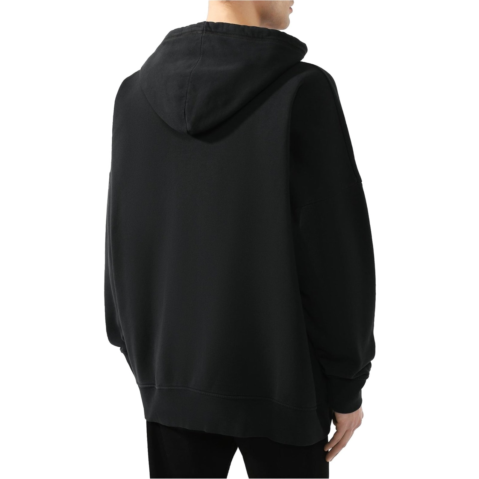 Shop Dsquared2 Logo Hooded Sweatshirt In Black