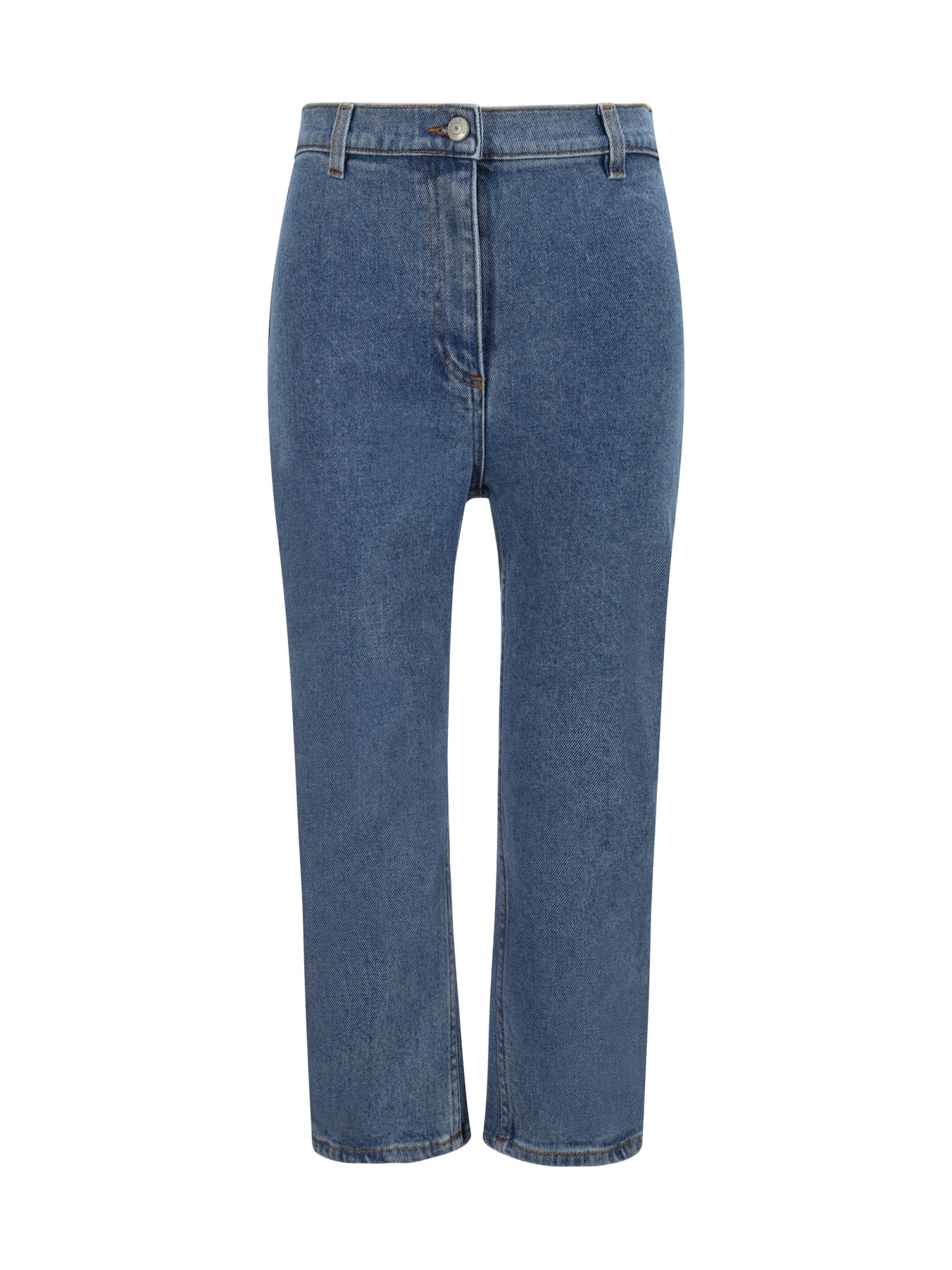 Shop Magda Butrym Re24 Jeans In Blu