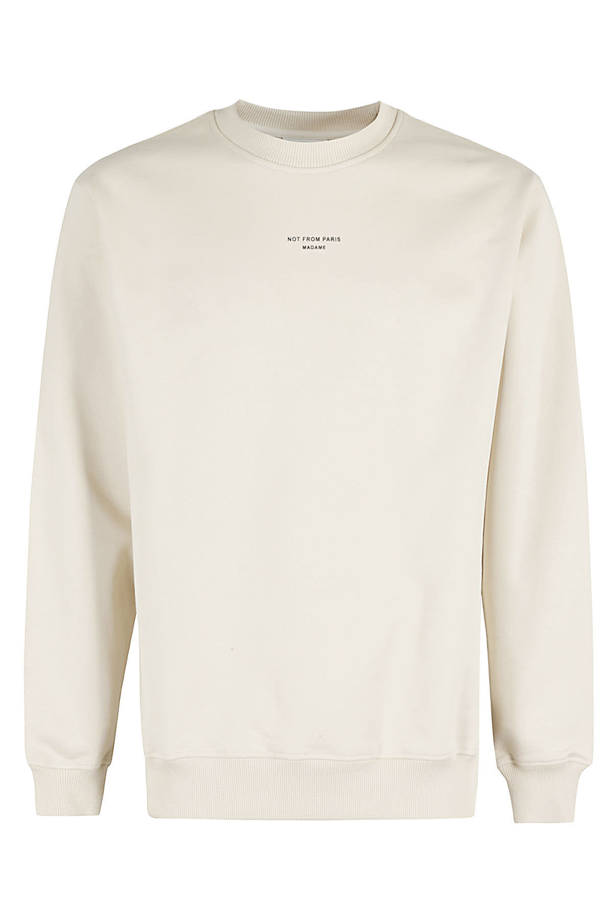 Shop Drôle De Monsieur Le Sweatshirt Slogan Classique In Mt Mastic