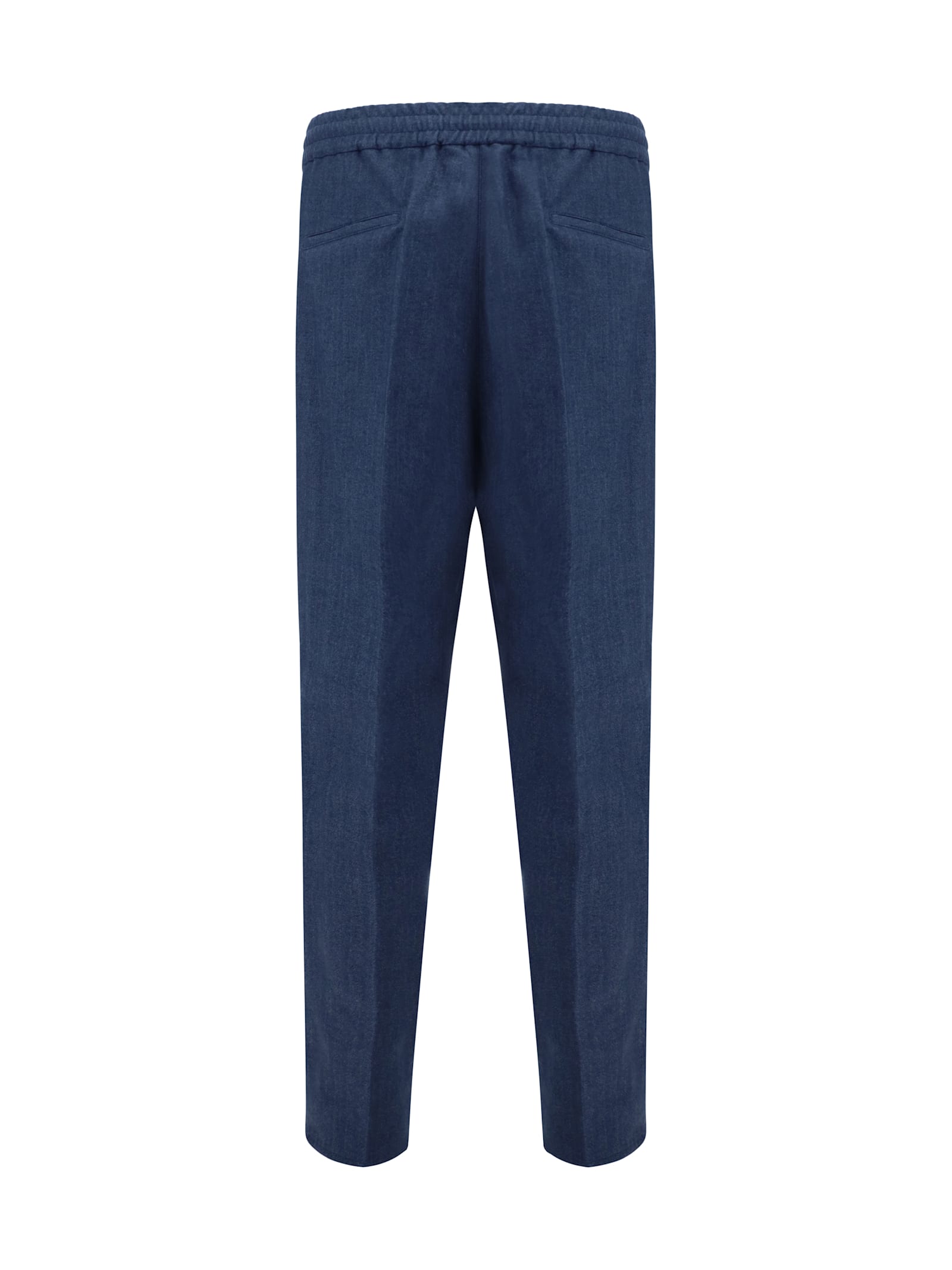 Shop Brunello Cucinelli Pants In Blu Colorato