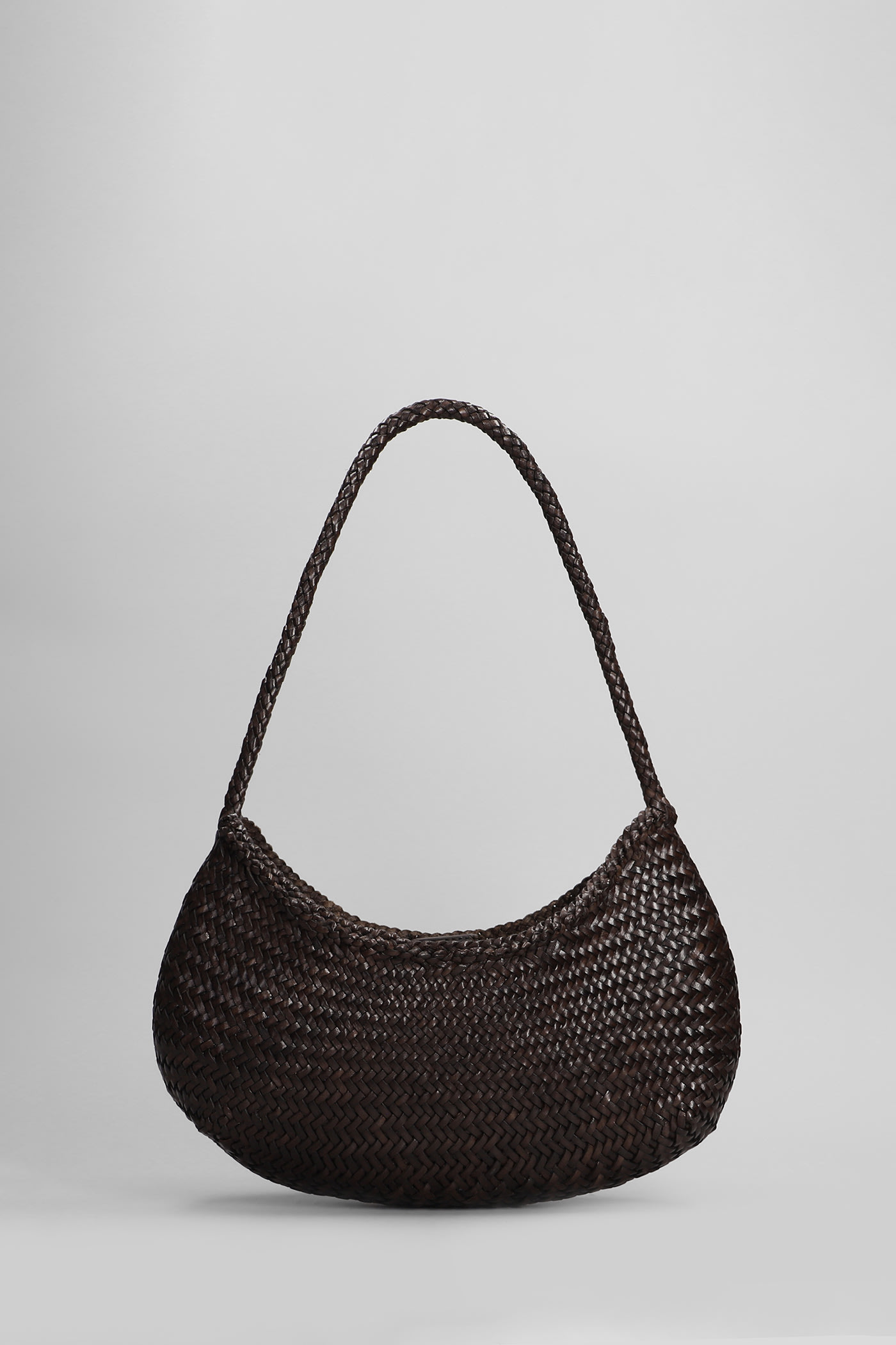 Nova Luna Hand Bag In Brown Leather