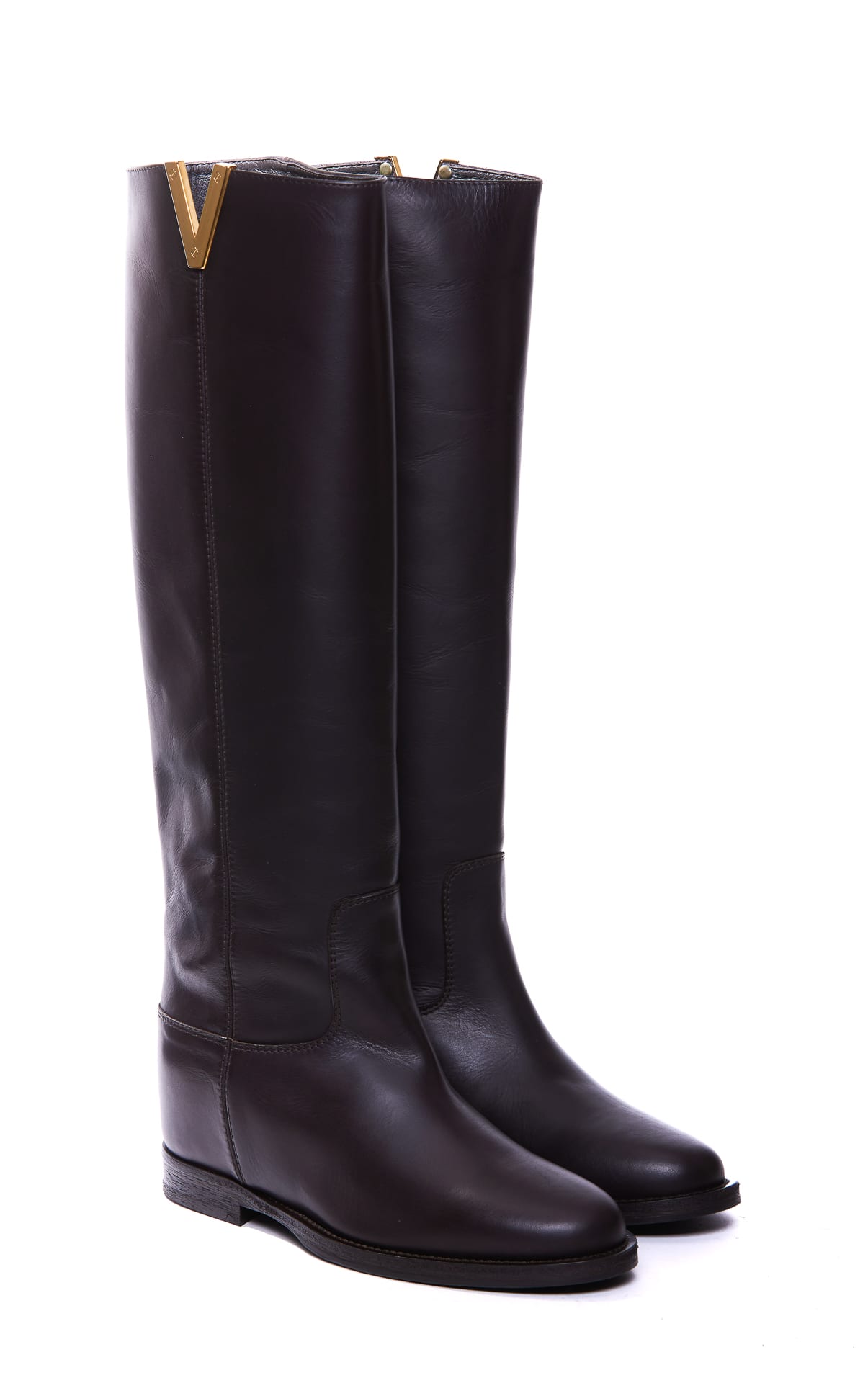 Shop Via Roma 15 Boots In Brown