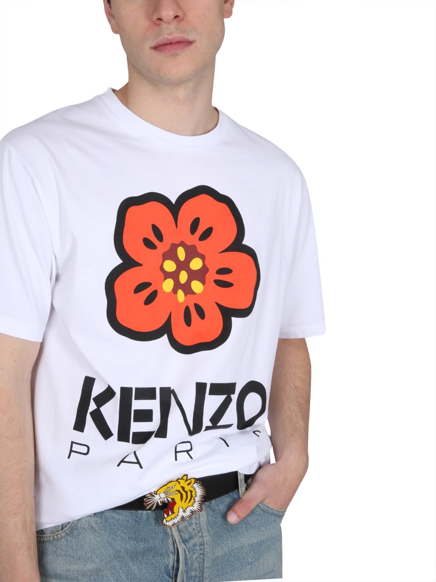 Shop Kenzo T-shirt With Logo In White