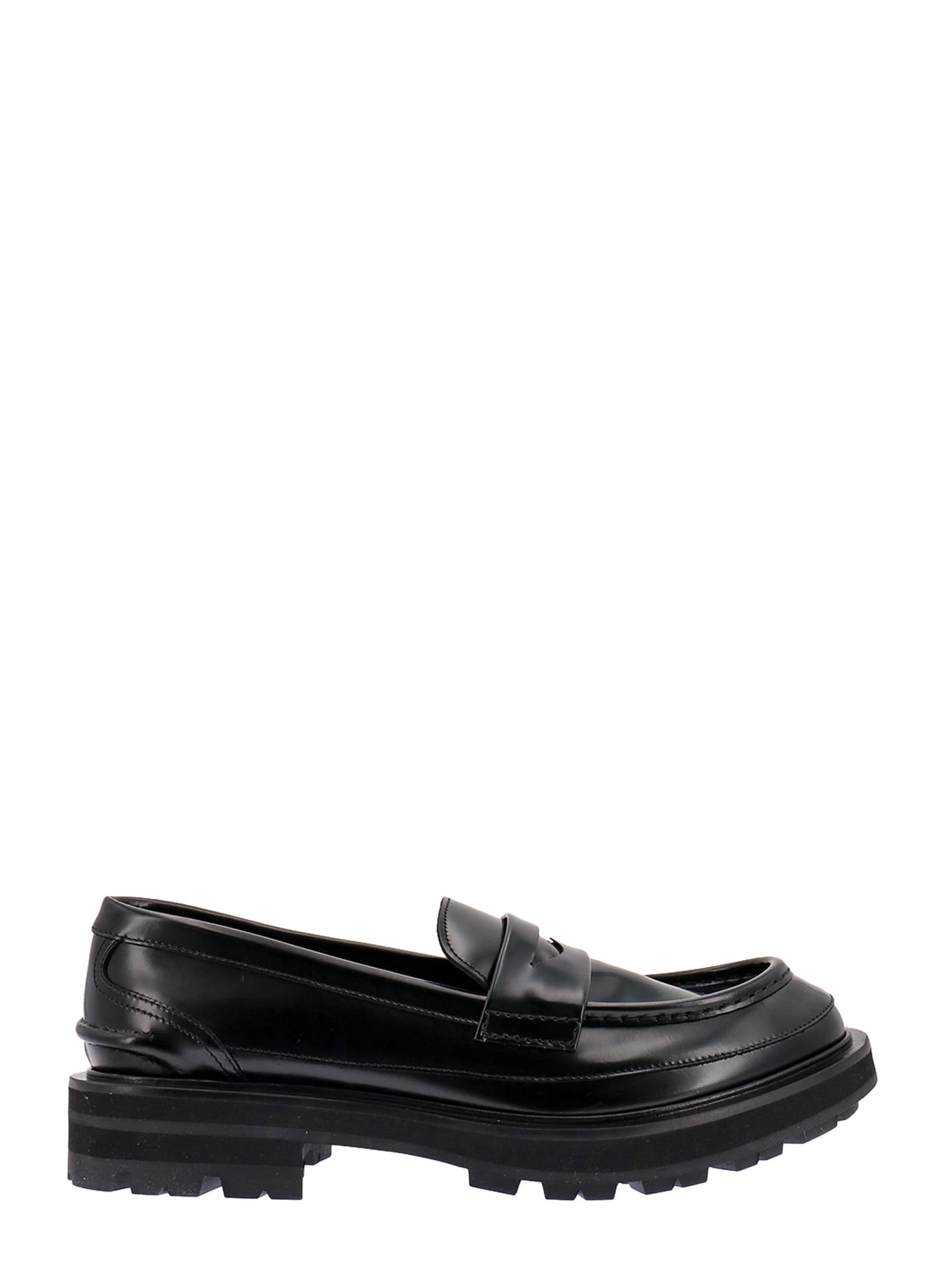 Shop Alexander Mcqueen Loafer In Black