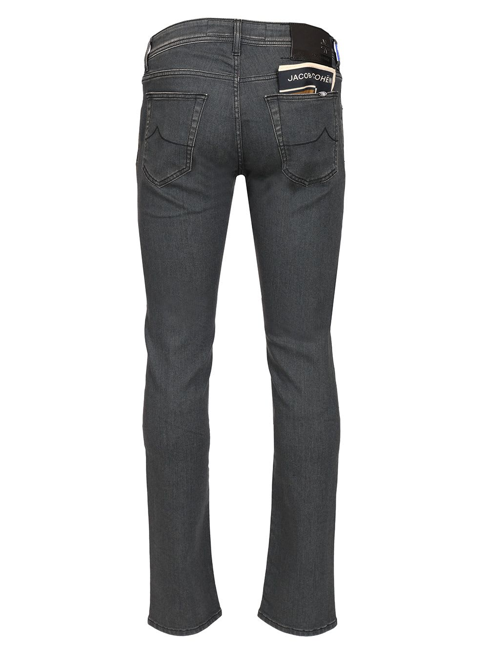 Shop Jacob Cohen Slim Fit Jeans Nick In Grey