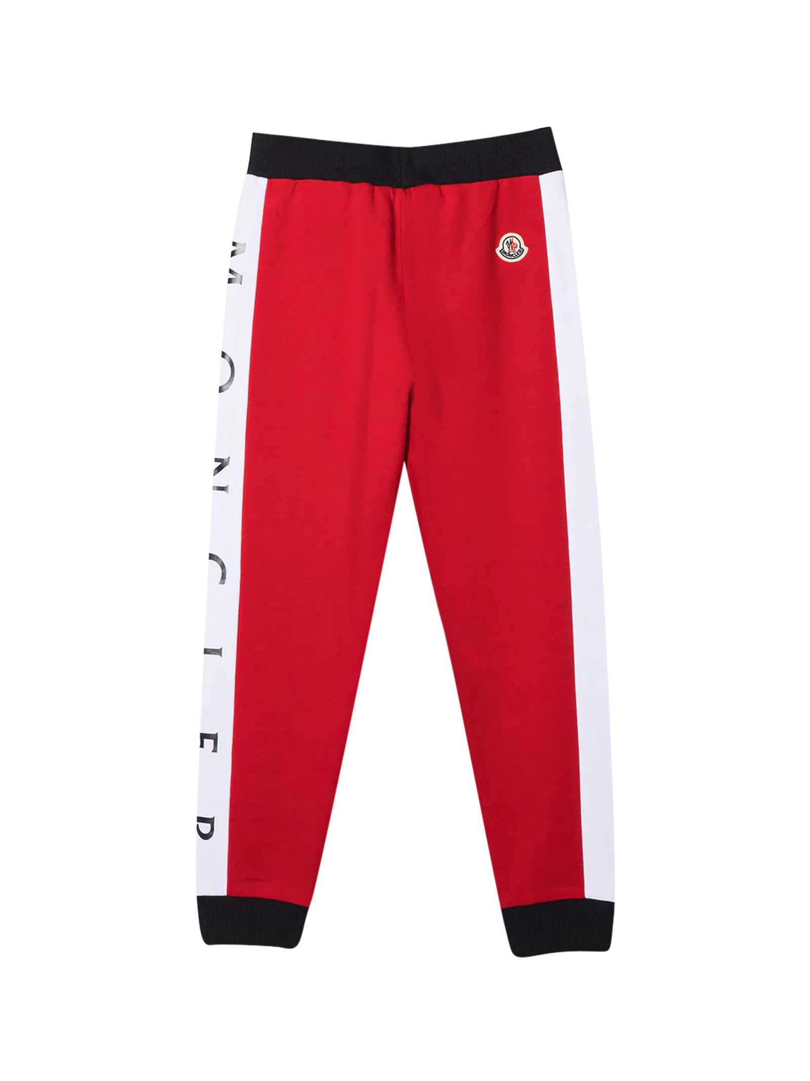 Moncler Red Joggers