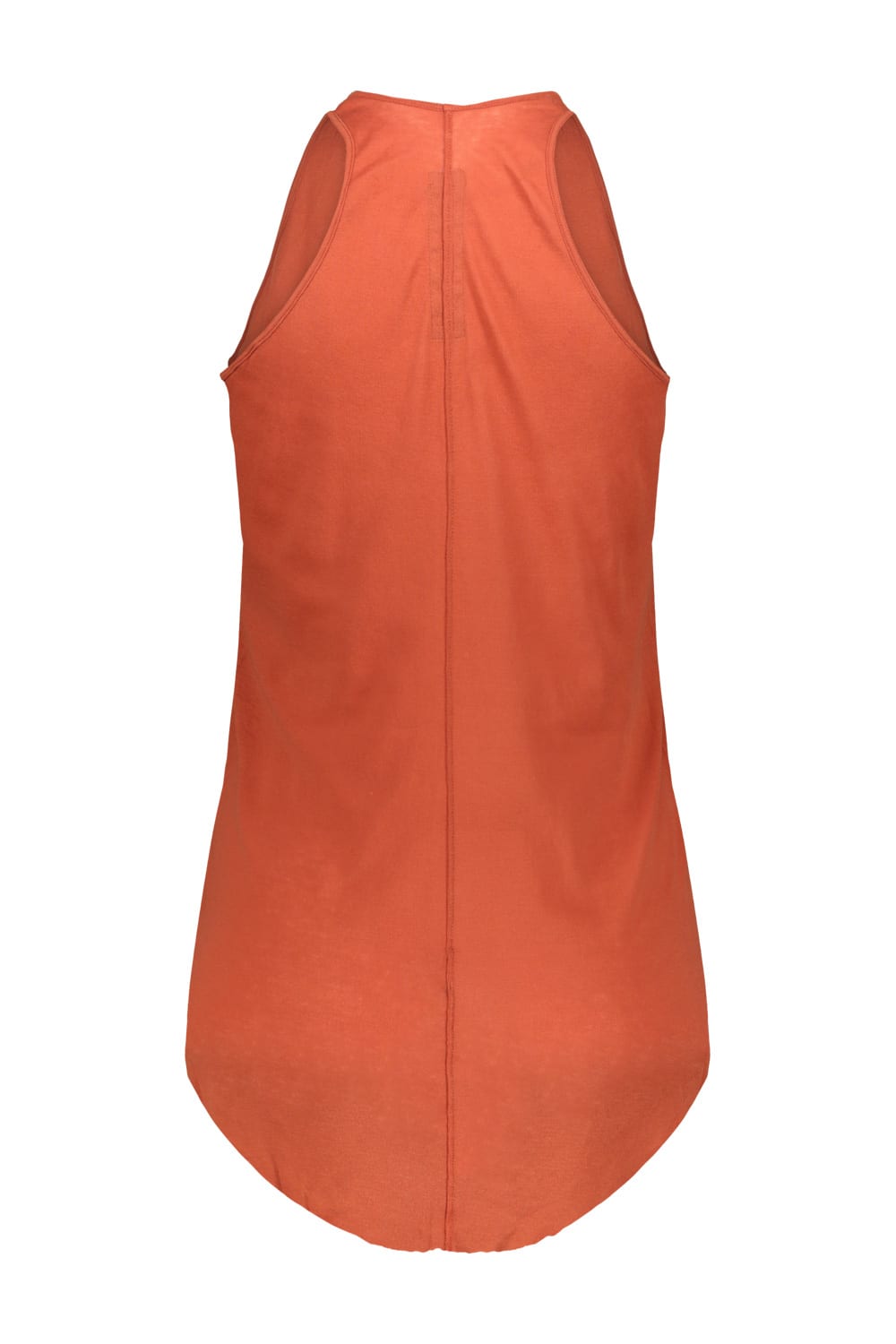 Shop Rick Owens Fine-knit Tank Top In Orange