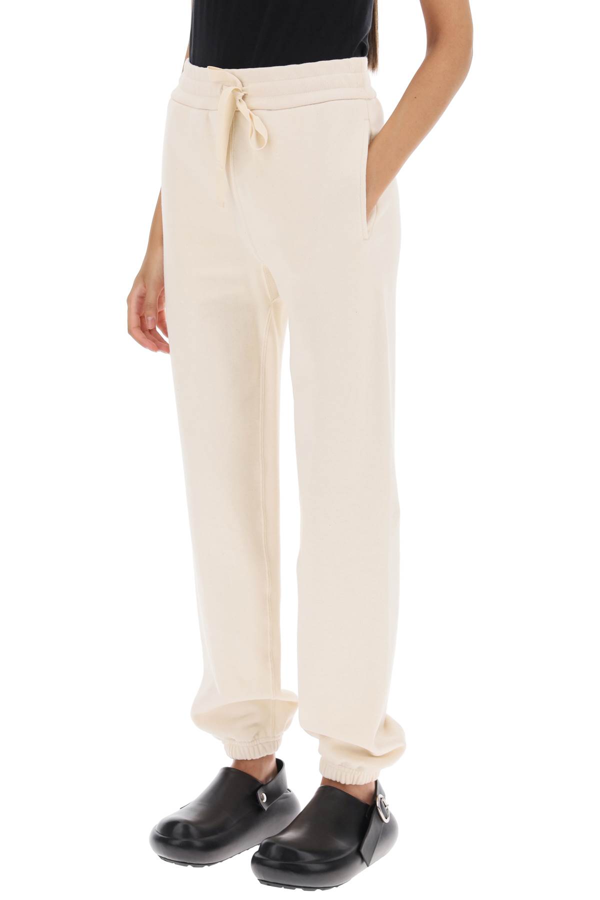 Jil Sander Ivory Cotton Pants