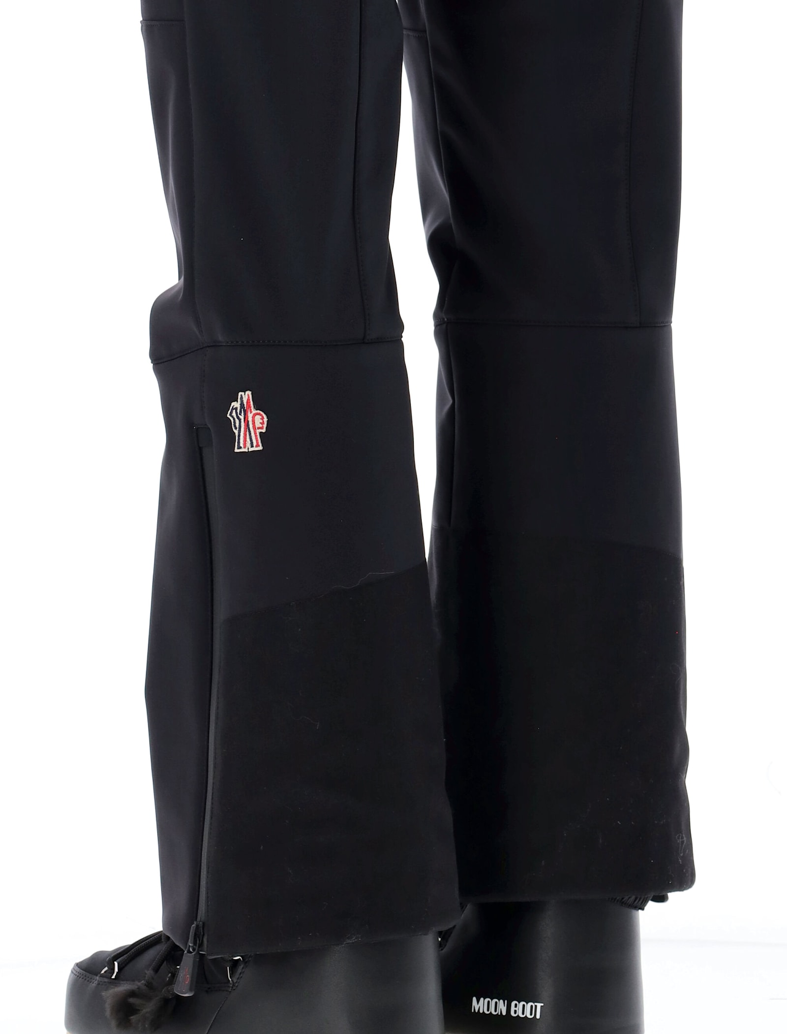 Moncler Grenoble Technical Poplin Ski Trousers In Black