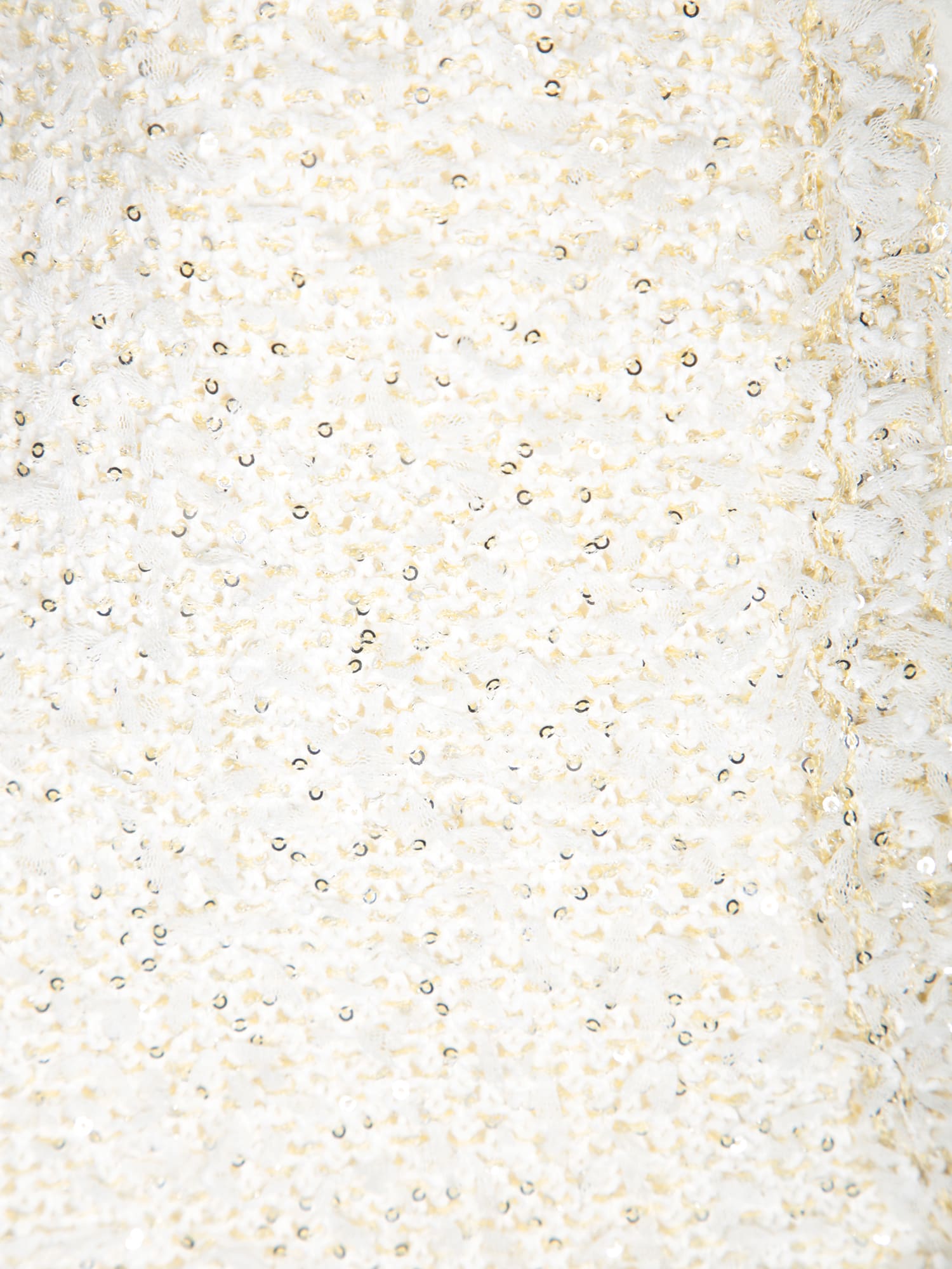 Fabiana Filippi White Cotton Knitwear In Yellow