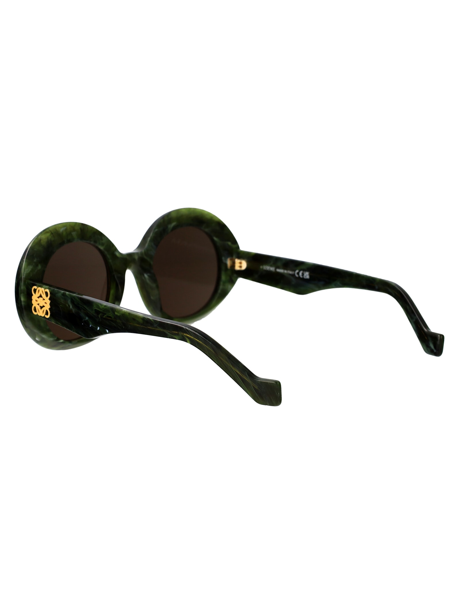 Shop Loewe Anagram Sunglasses In Jade Green