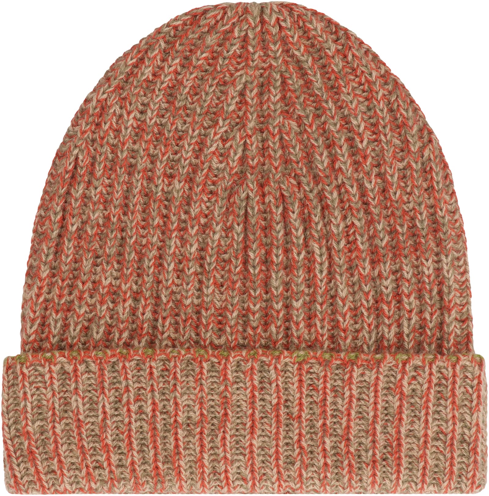 Malo Knitted Beanie In Multicolor