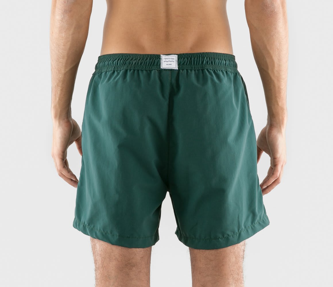 Shop Ripa Ripa Verde Pino Swim Shorts In Green