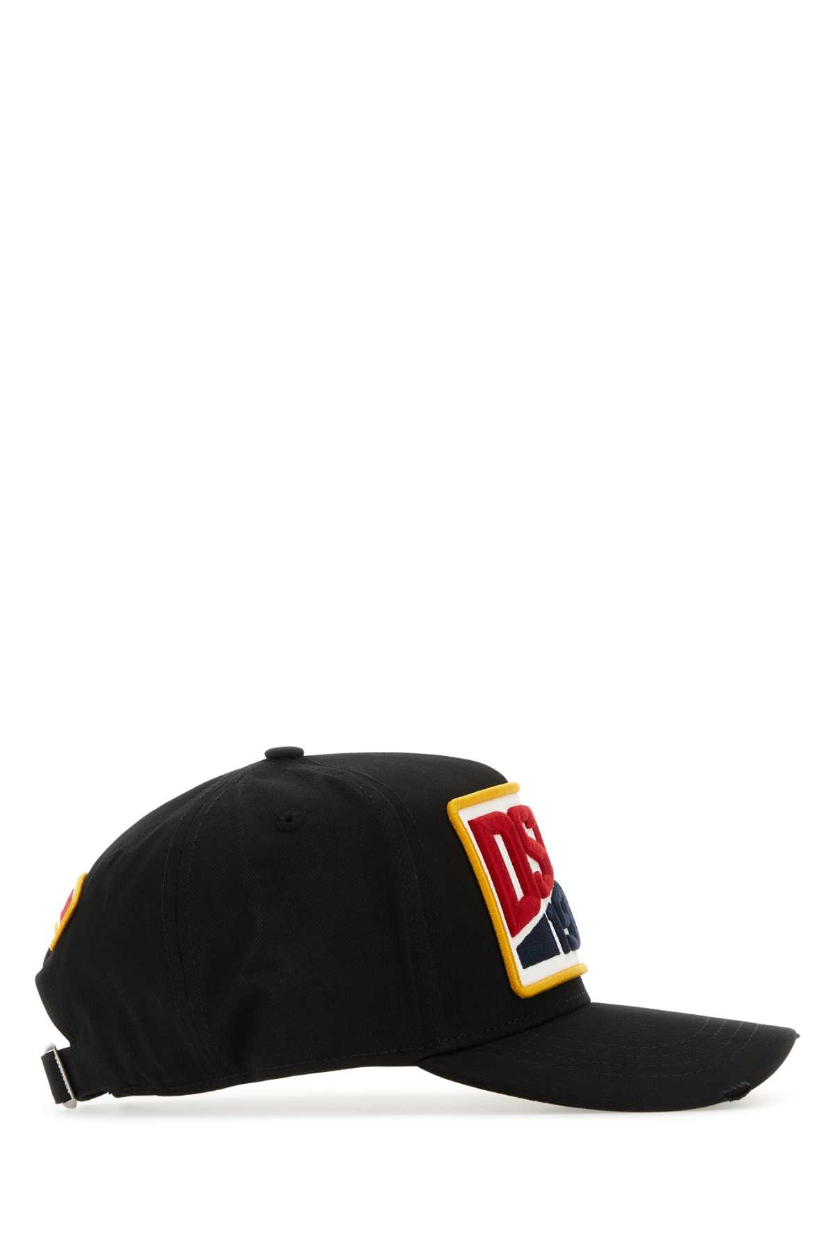 Dsquared2 Black Cotton Baseball Cap
