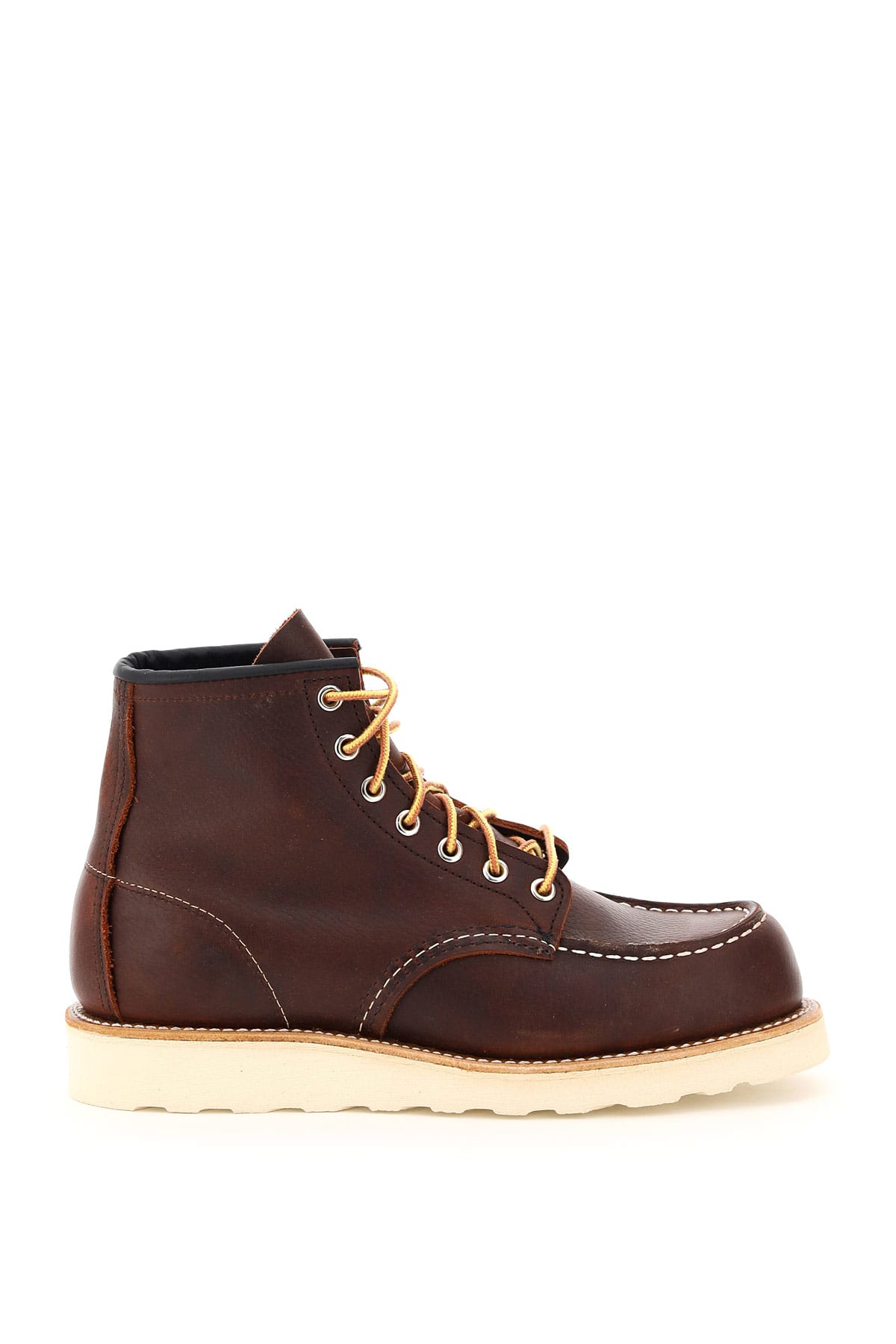 Shop Red Wing Classic Moc Ankle Boots In Briar Oil (brown)