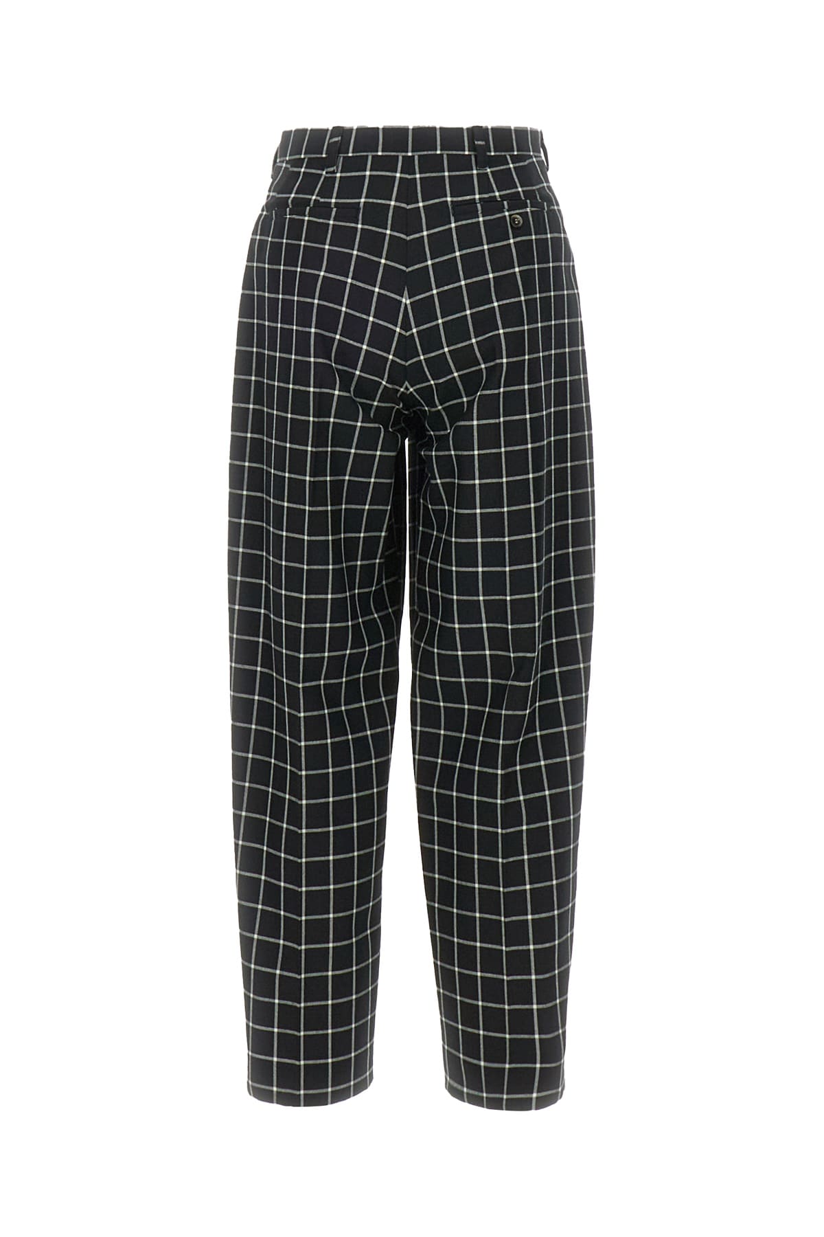MARNI EMBROIDERED WOOL PANTS