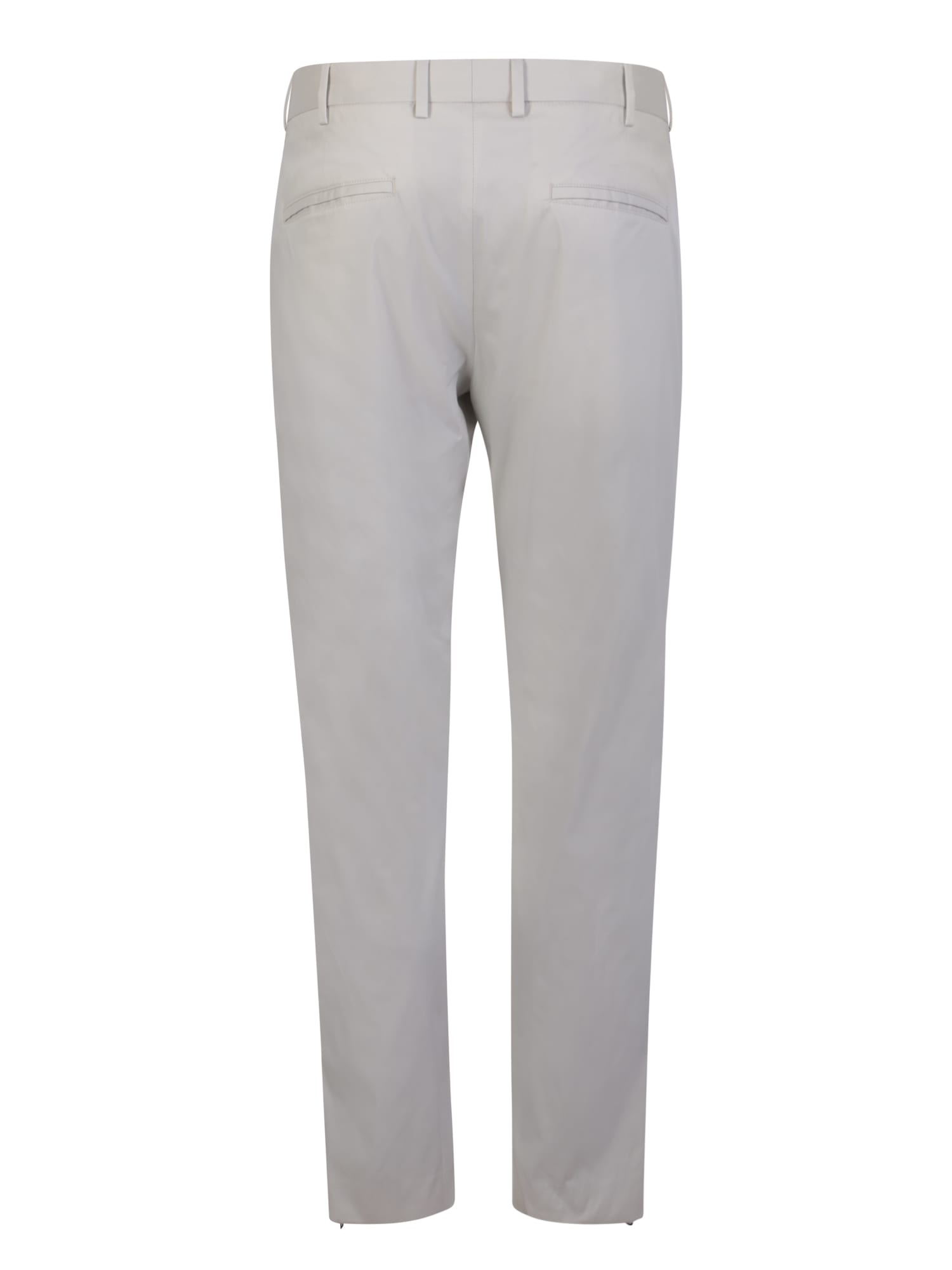 Shop Pt01 Cream Tailored Trousers In White